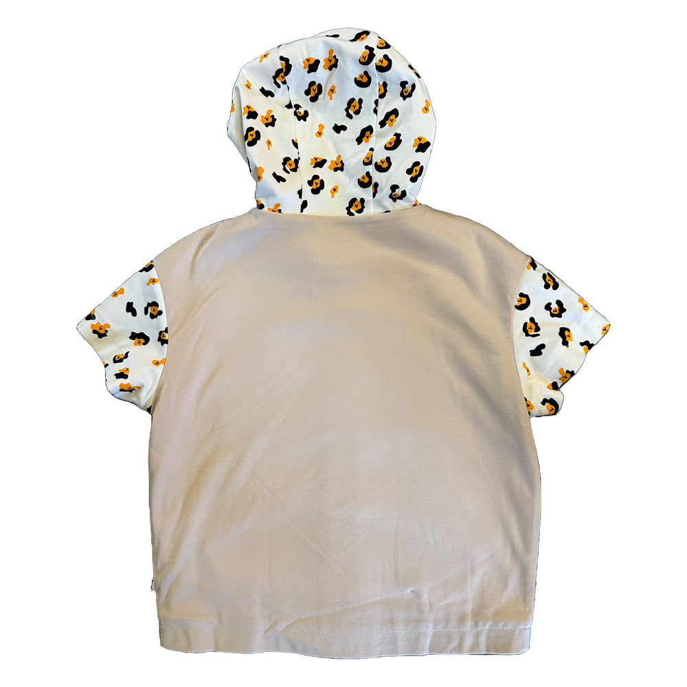 VAUVA Vauva SS23 Safari - Boys Leopard Print Cotton Short Sleeve Jacket (Khaki) Coat & Jacket