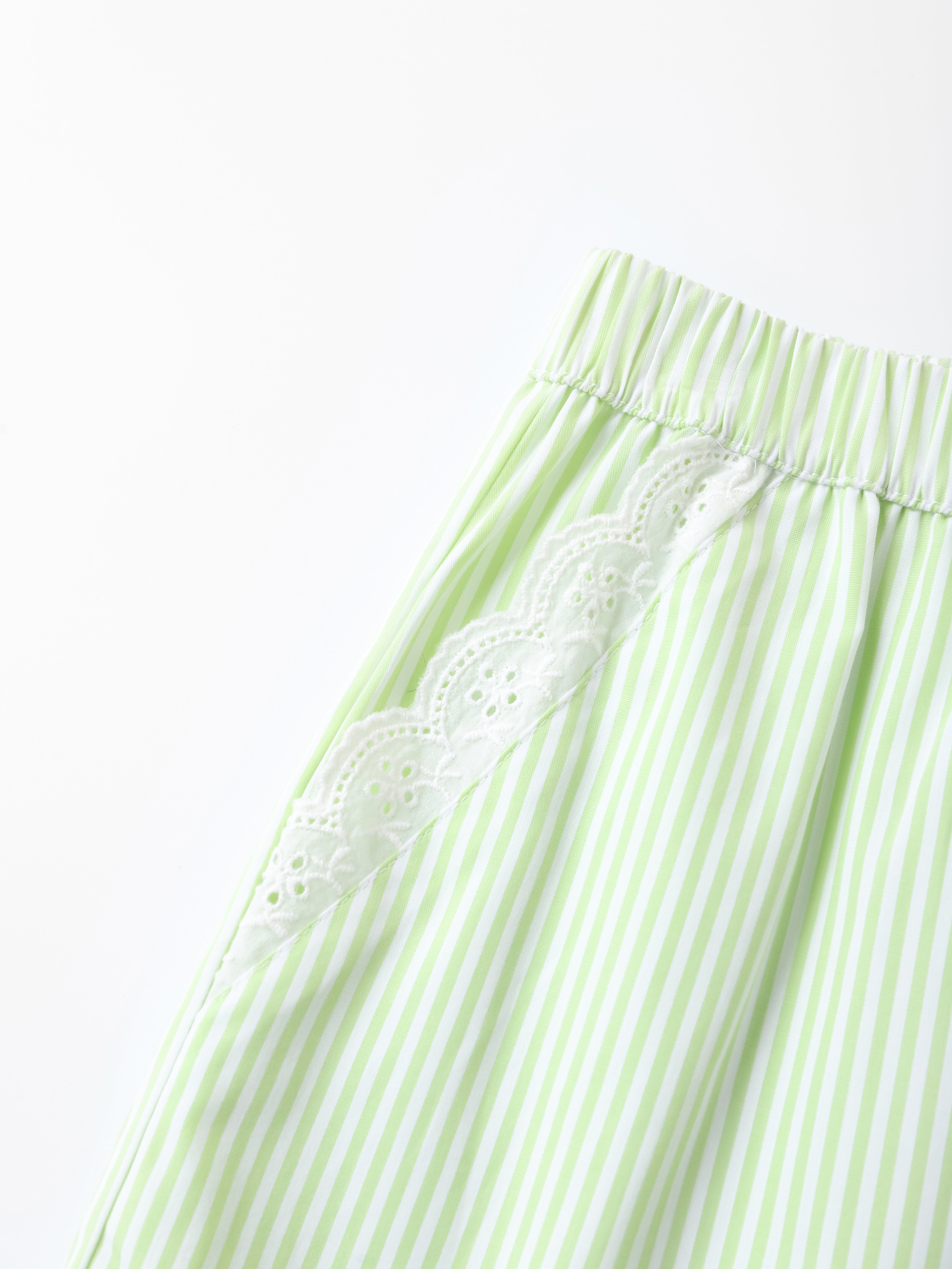 Kid Lace-Trimmed Shorts