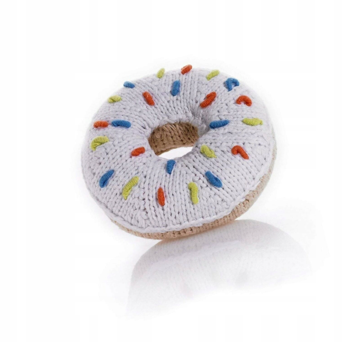 White Donut Rattle