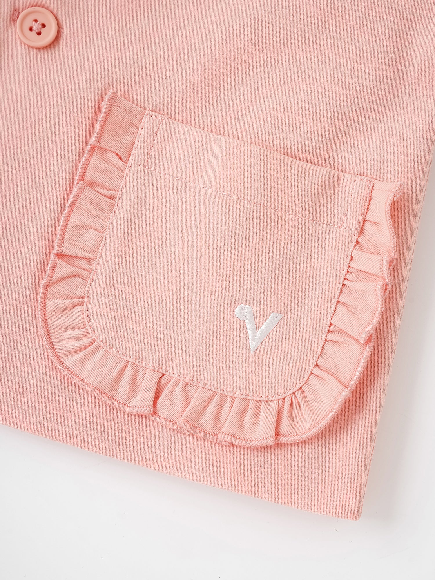 Kid Frills Buttoned Jacket