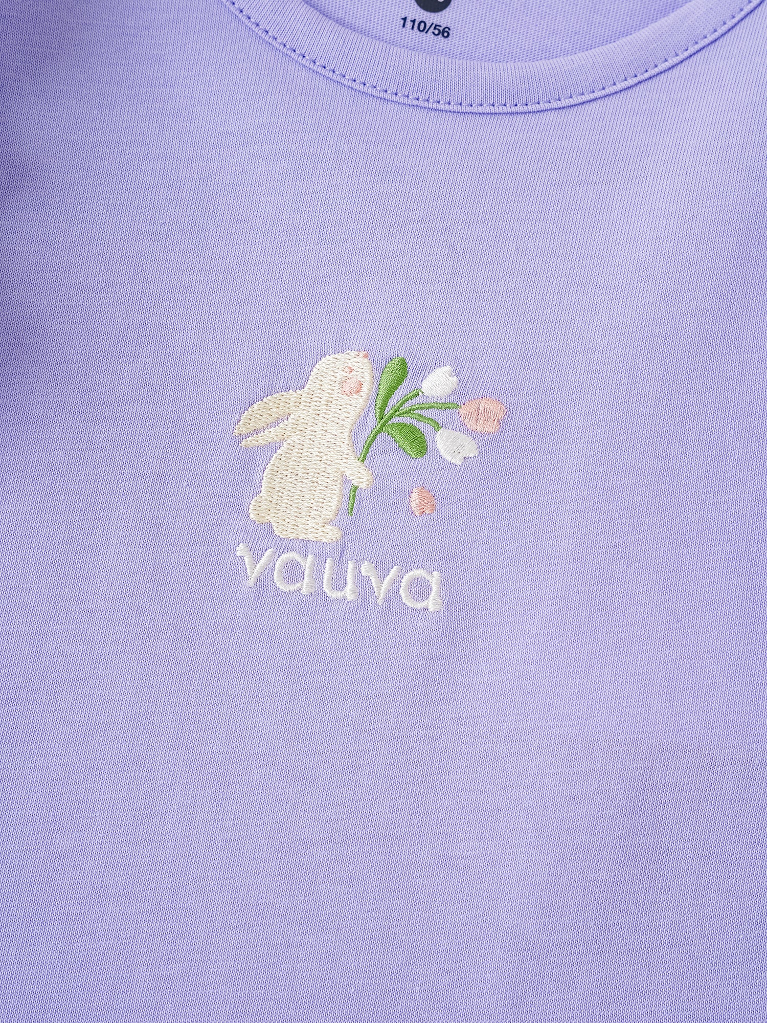 Kid Ruffle Cap Sleeve Bunny Print Dress