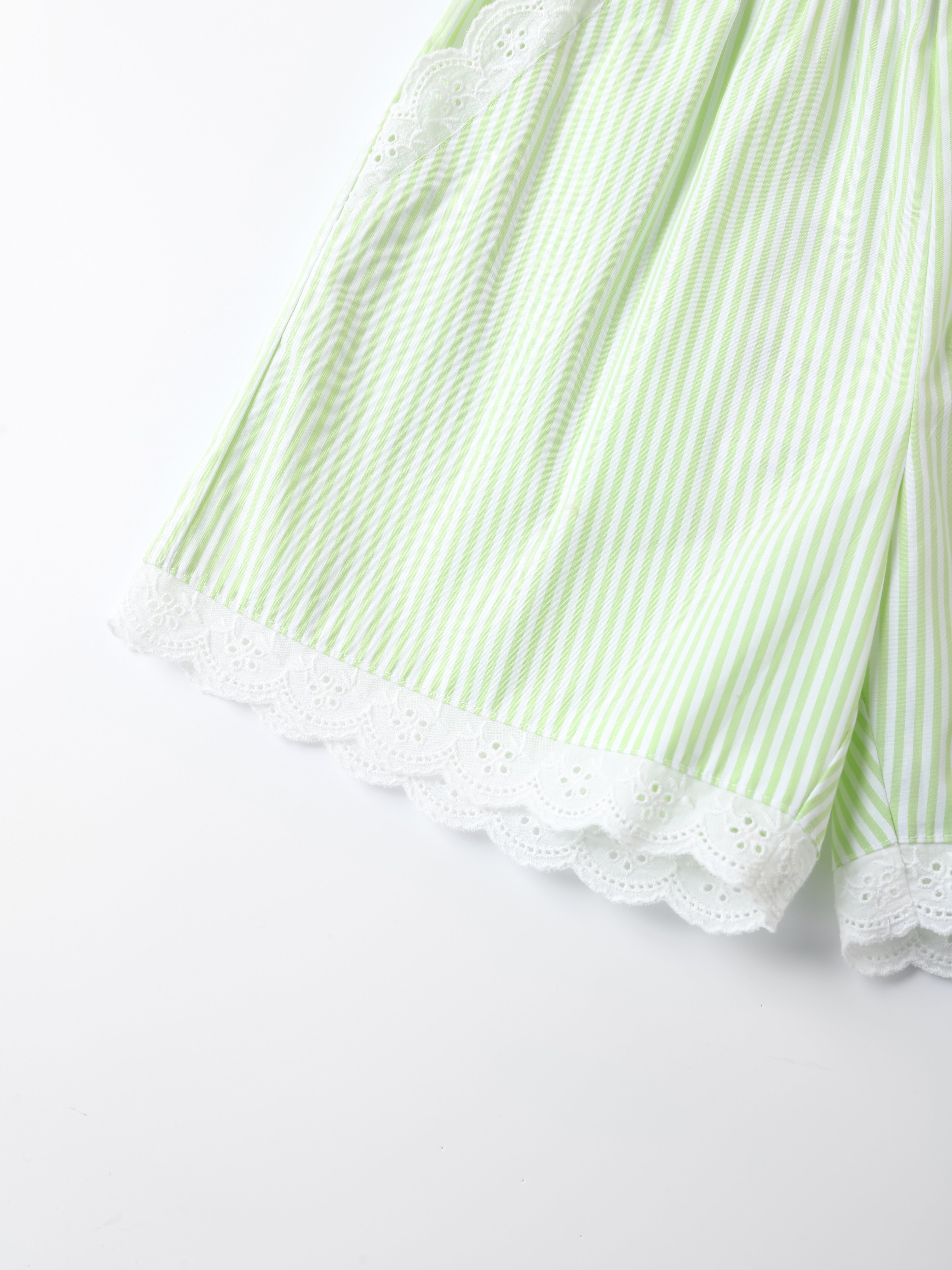 Kid Lace-Trimmed Shorts