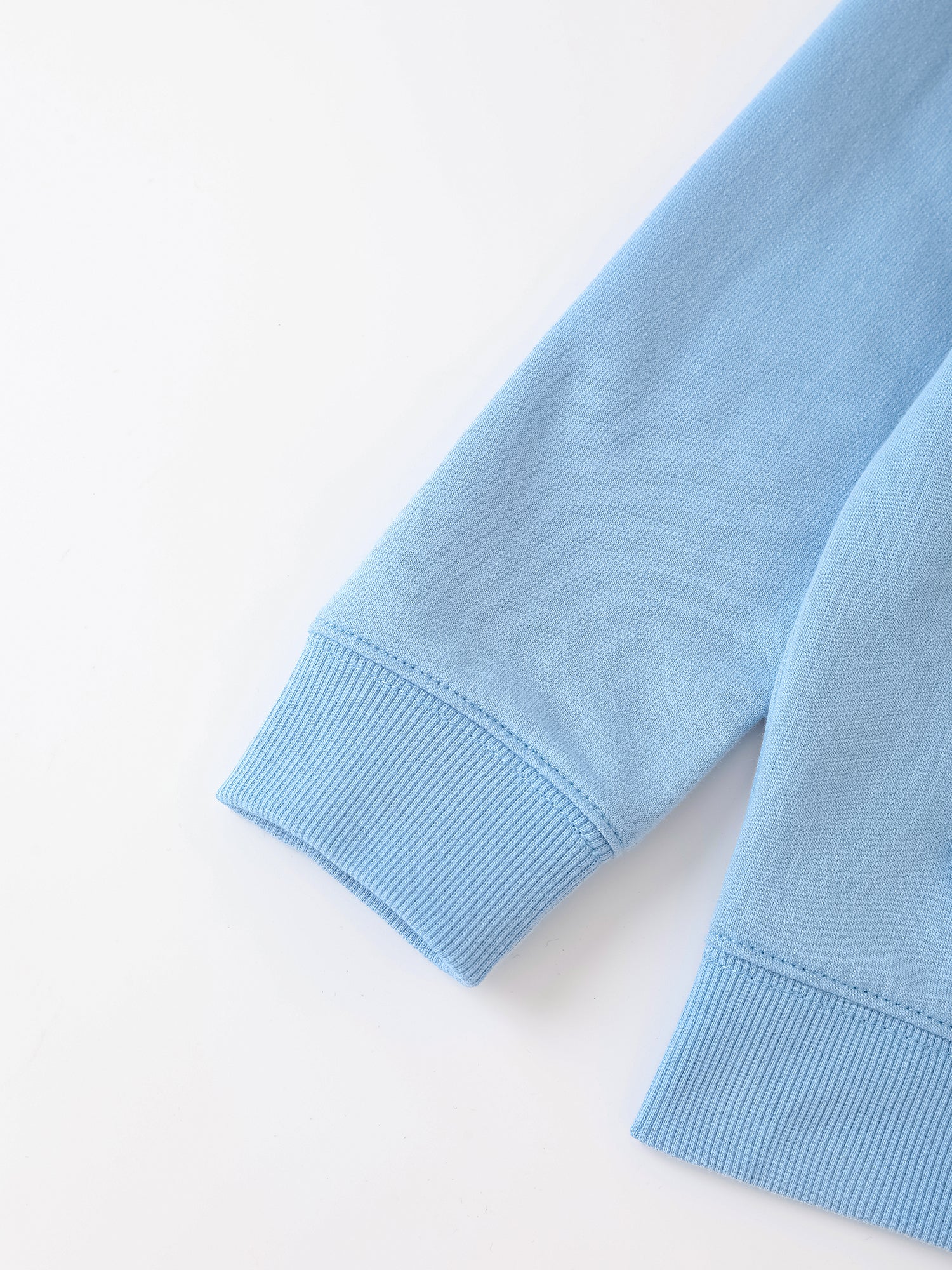 Kid Long Sleeve Embroidery Zipped Hoodie