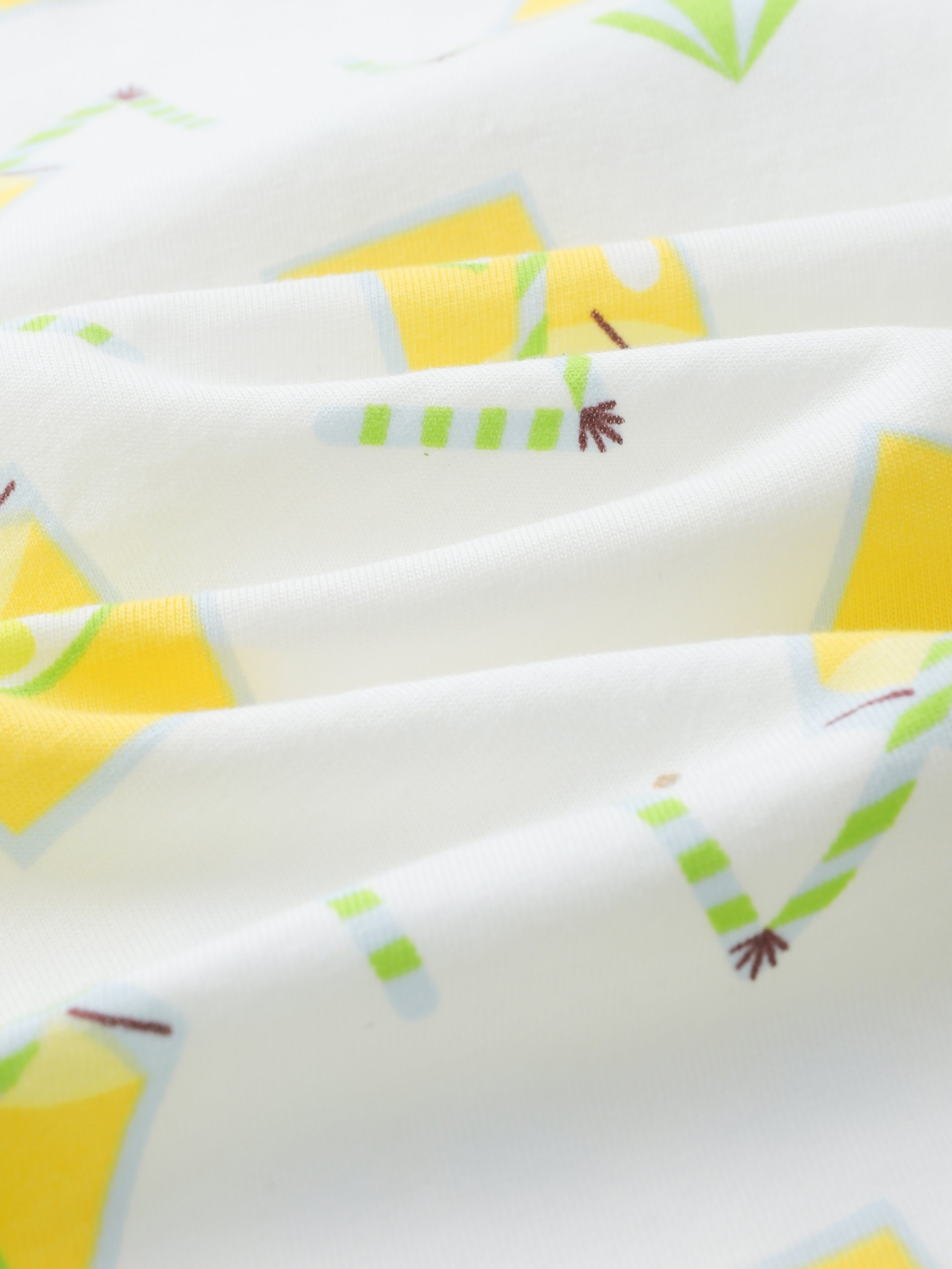 Kid All-Over Lemon Tea Print Tank Top