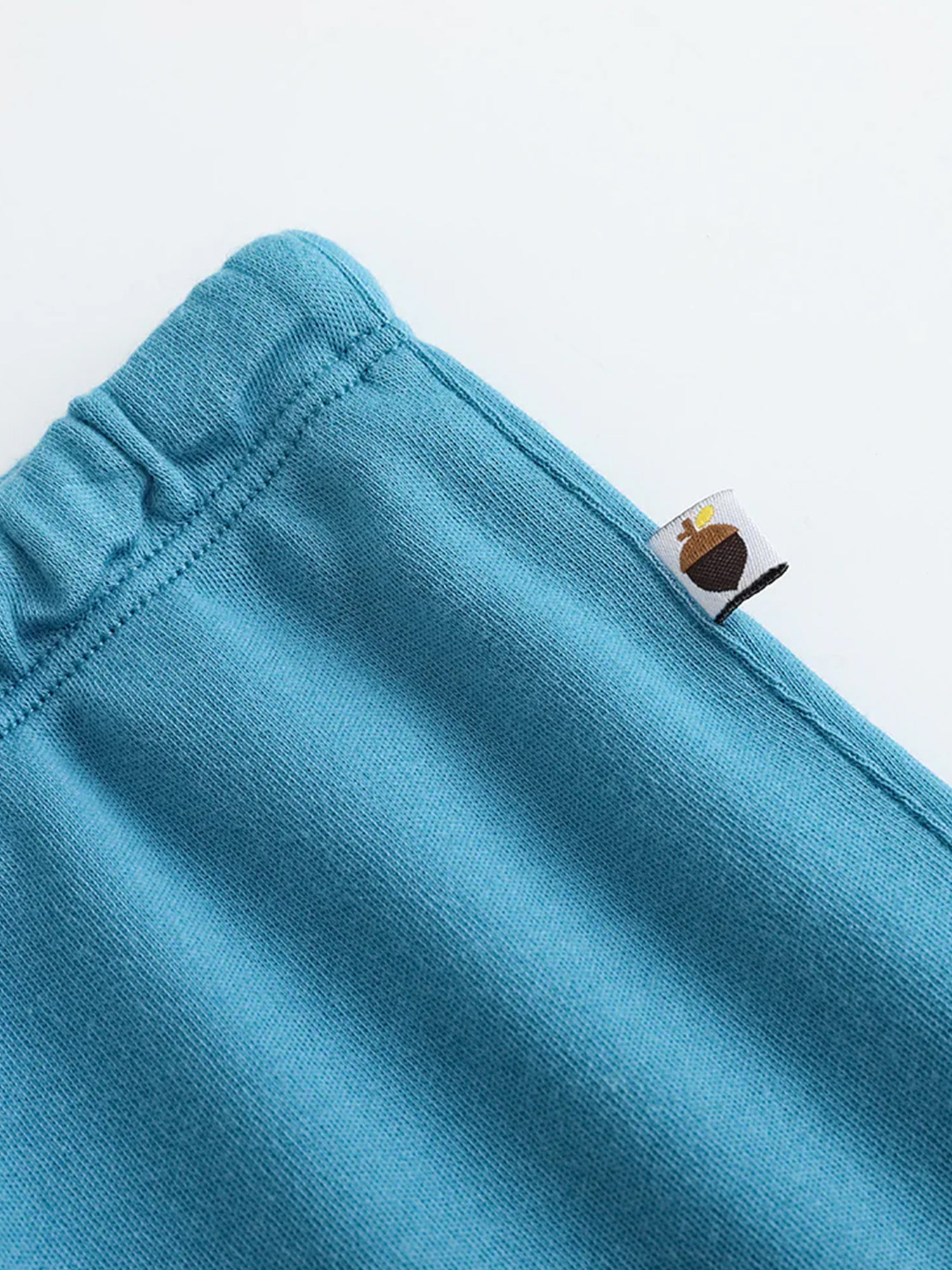 VAUVA Vauva FW23 - Baby Boys Solid Cotton Trousers (Blue) Pants