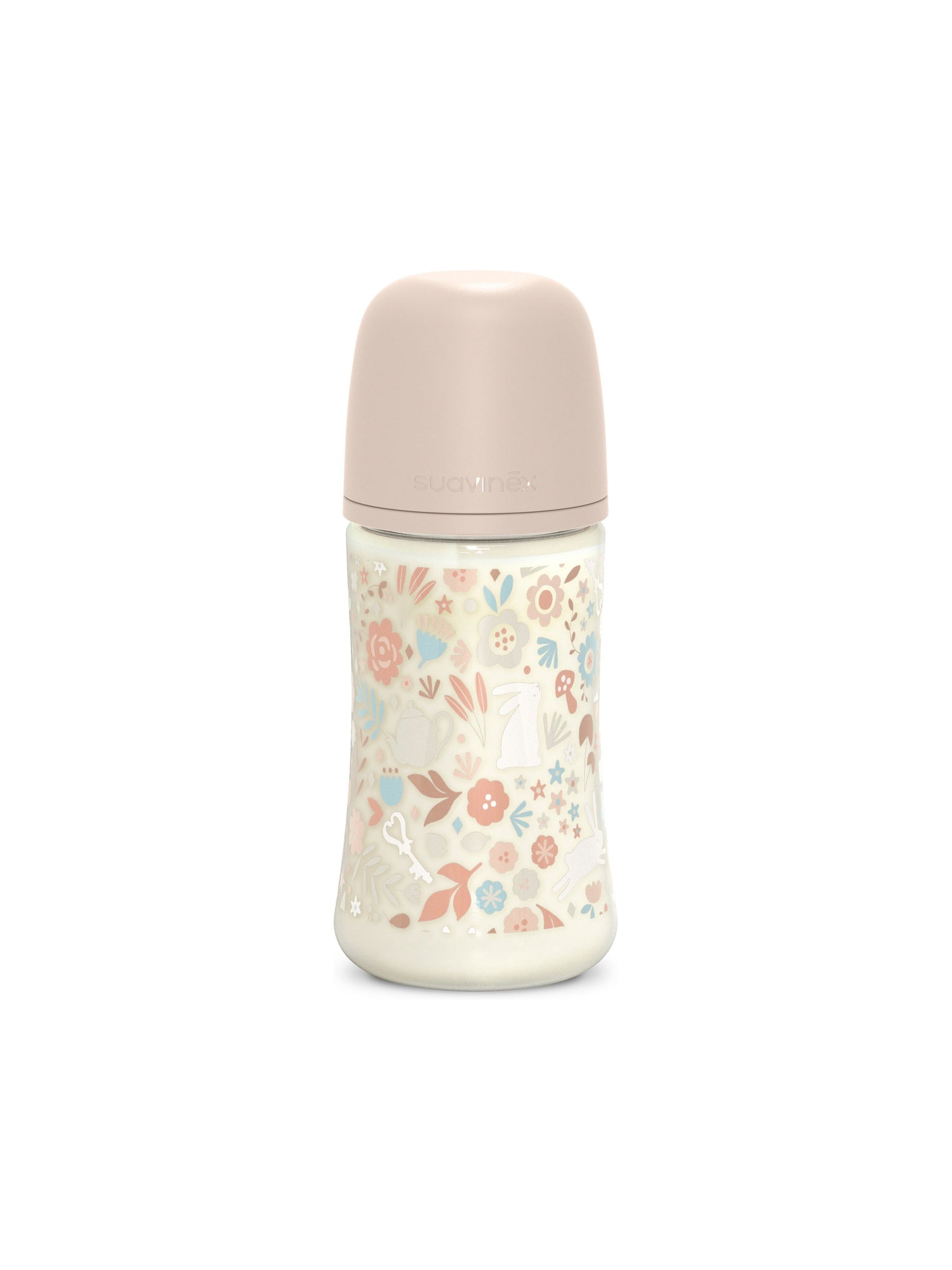Feeding Bottle (PA) 270ml Medium Flow +3M SX Pro anti-colic Teat - Wonderland Liberty Pink