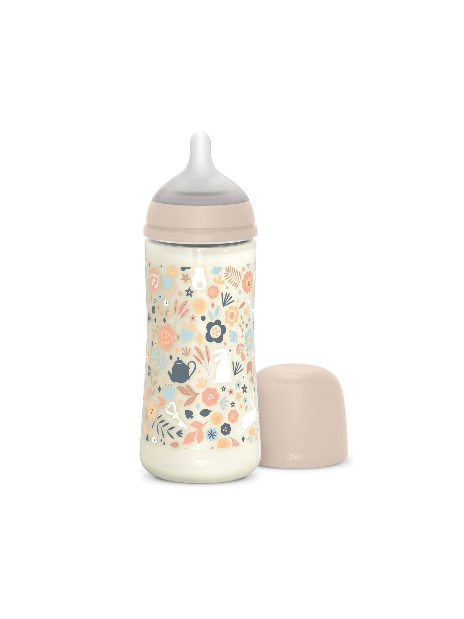 Feeding Bottle (PA) 360ml Dense Flow +6M SX Pro anti-colic Teat - Wonderland Liberty Pink