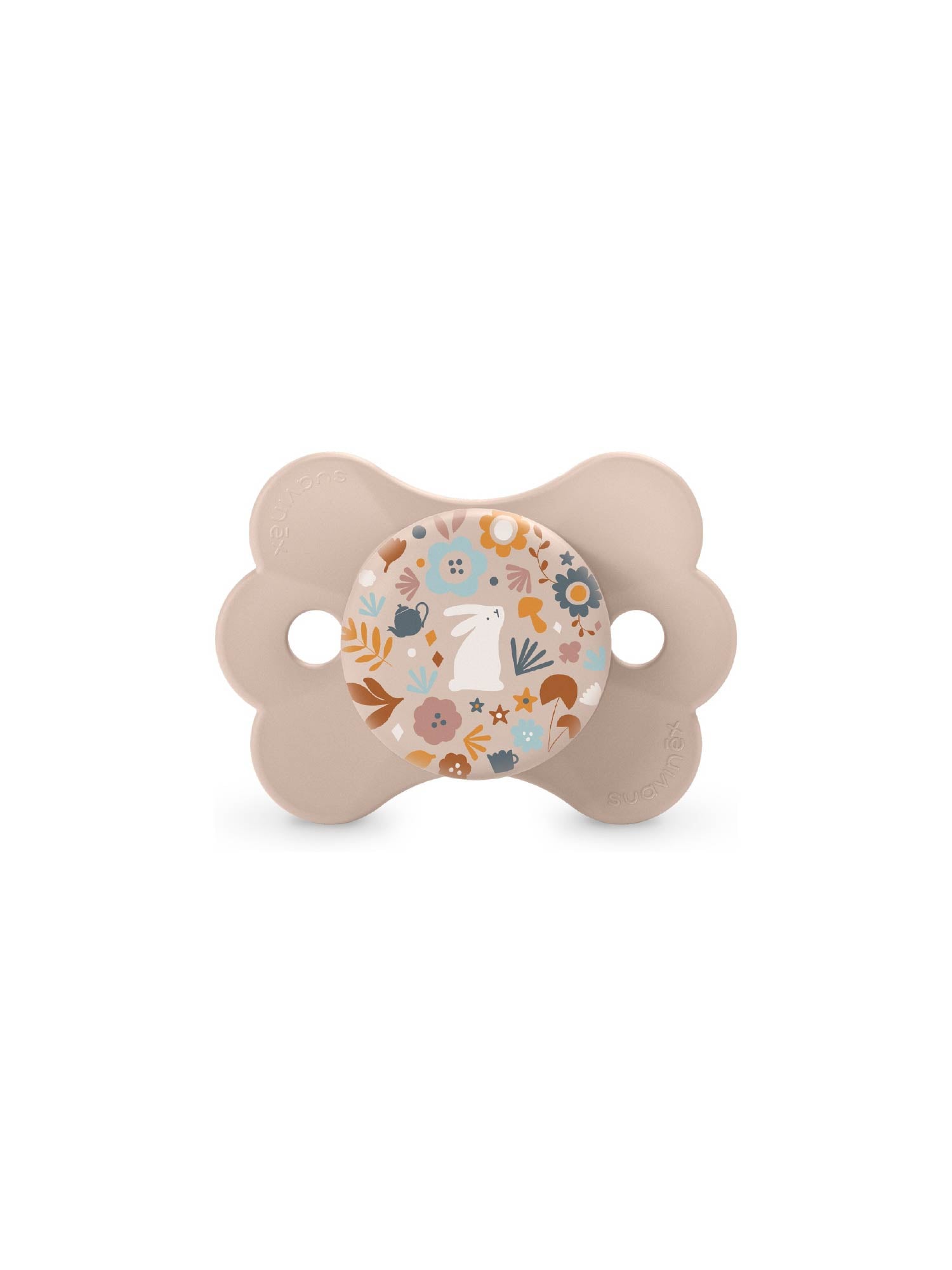 Soother with SX Pro physiological silicone Teat 6-18M - Wonderland Butterfly Liberty Dusty Rose