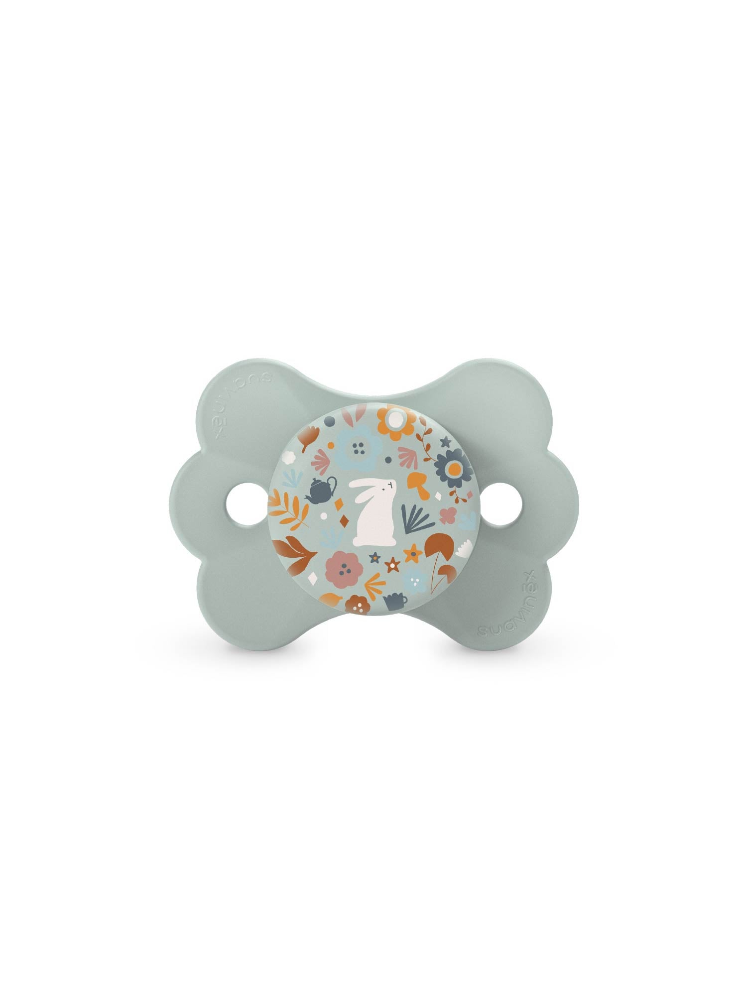 Soother with SX Pro physiological silicone Teat 6-18M - Wonderland Butterfly Liberty Green