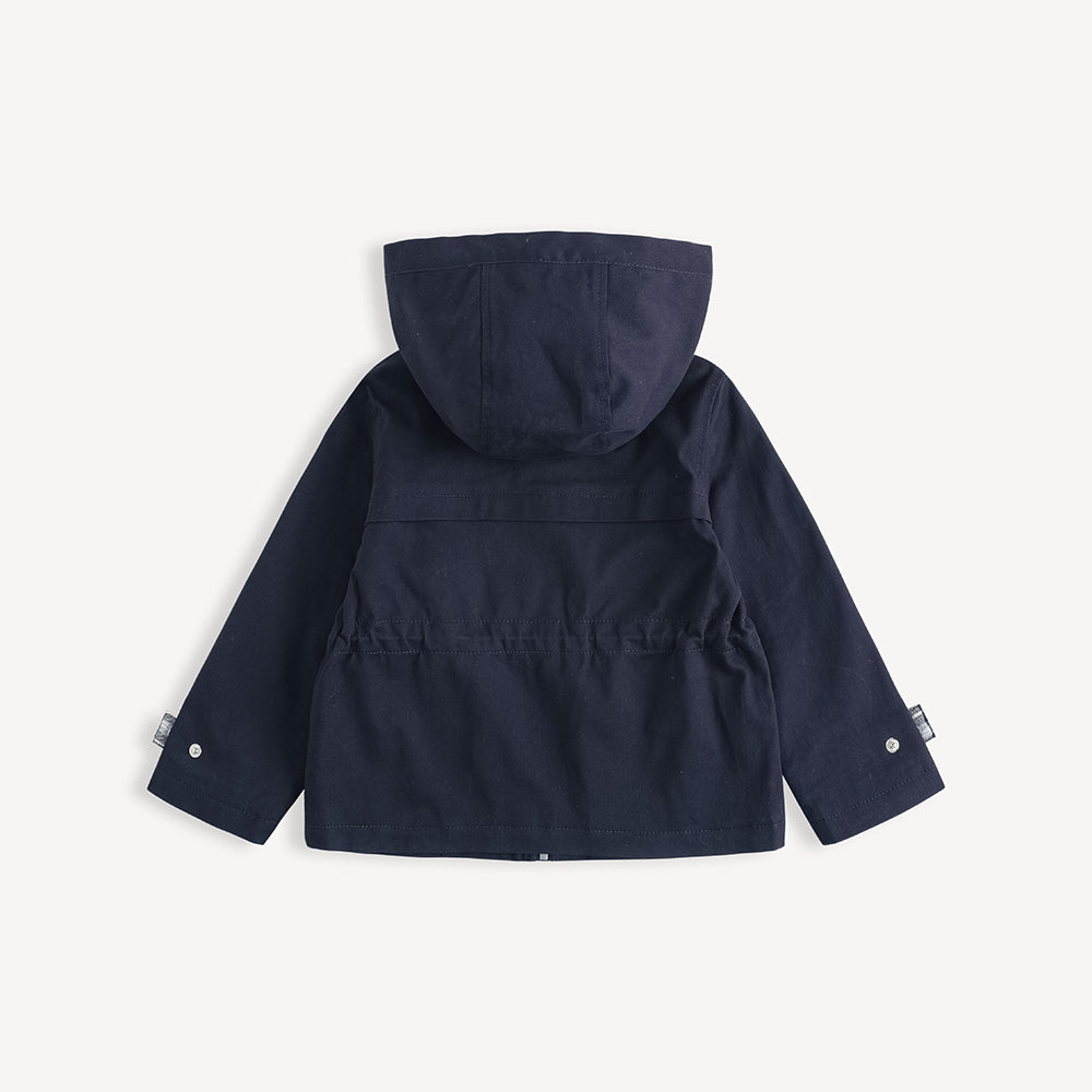 Embroidered Hooded Jacket