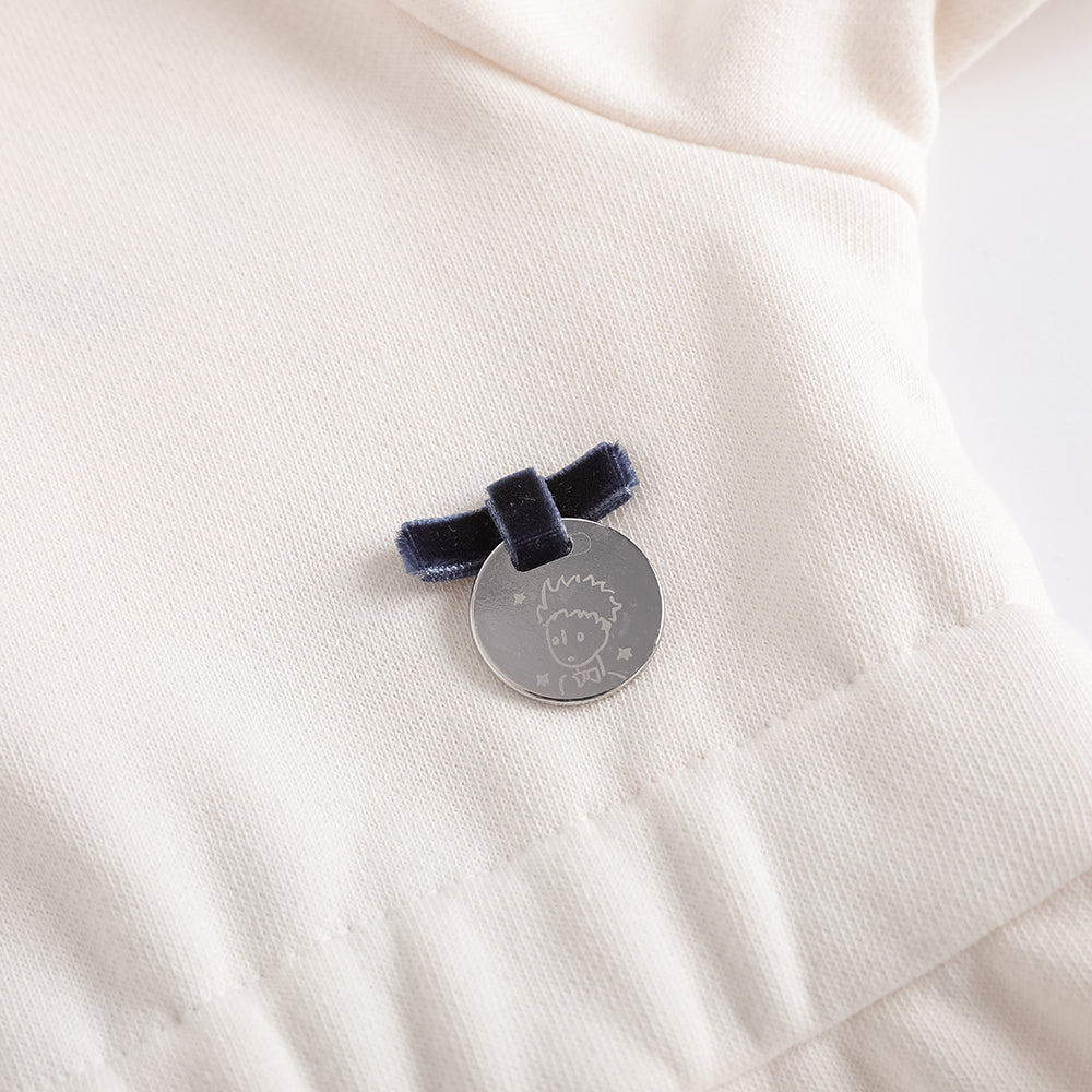 Character-Print Puritan Collar Sweatdress