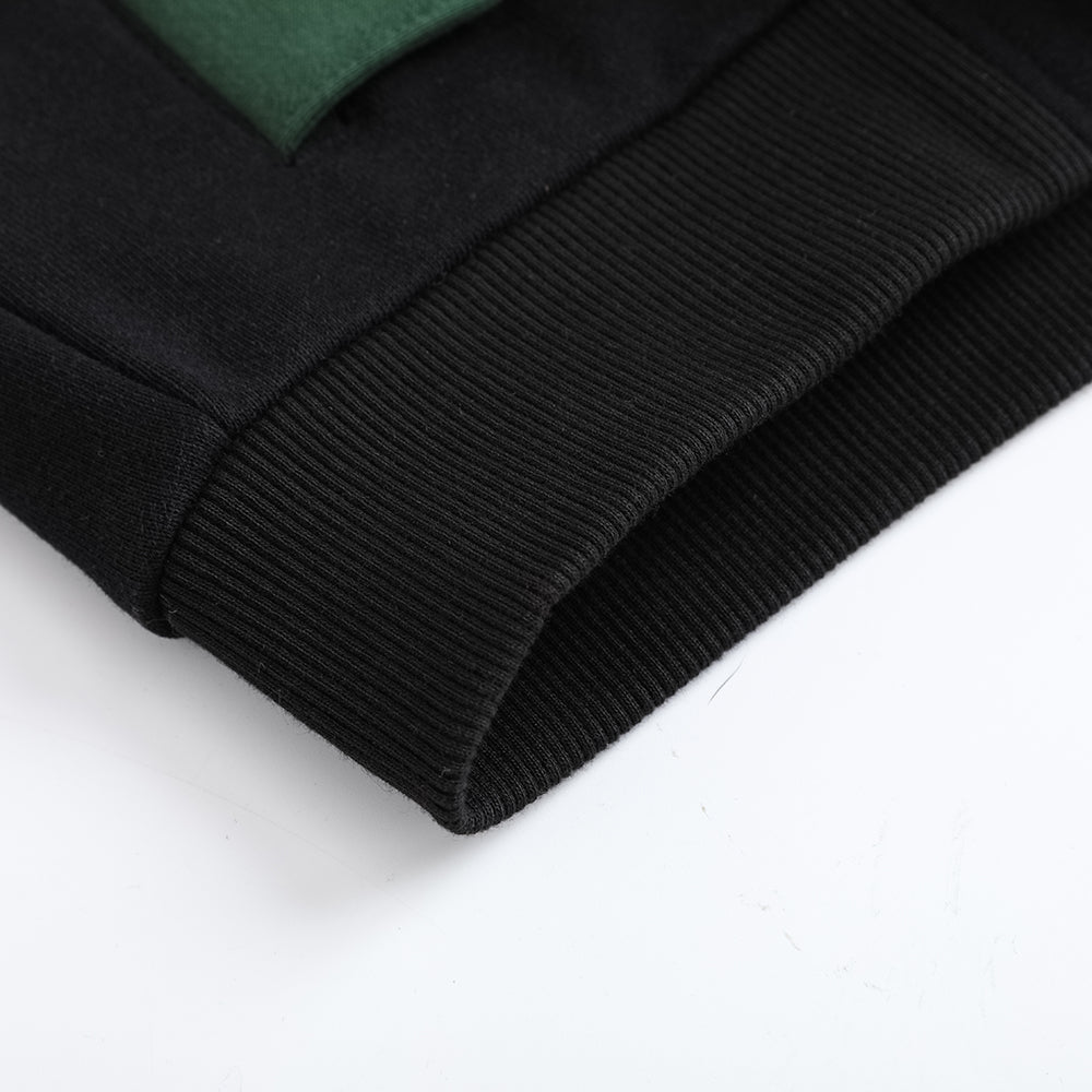 VAUVA Vauva FW23 - Boys Zip Long Sleeve Jacket (Black/Green) Coat & Jacket