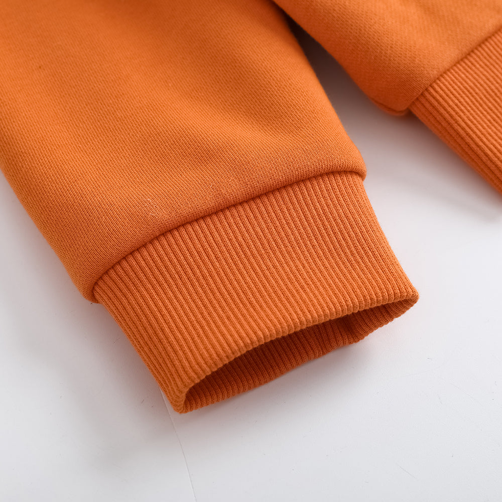 VAUVA Vauva FW23 - Boys Zip Long Sleeve Jacket (Orange/Black) Coat & Jacket
