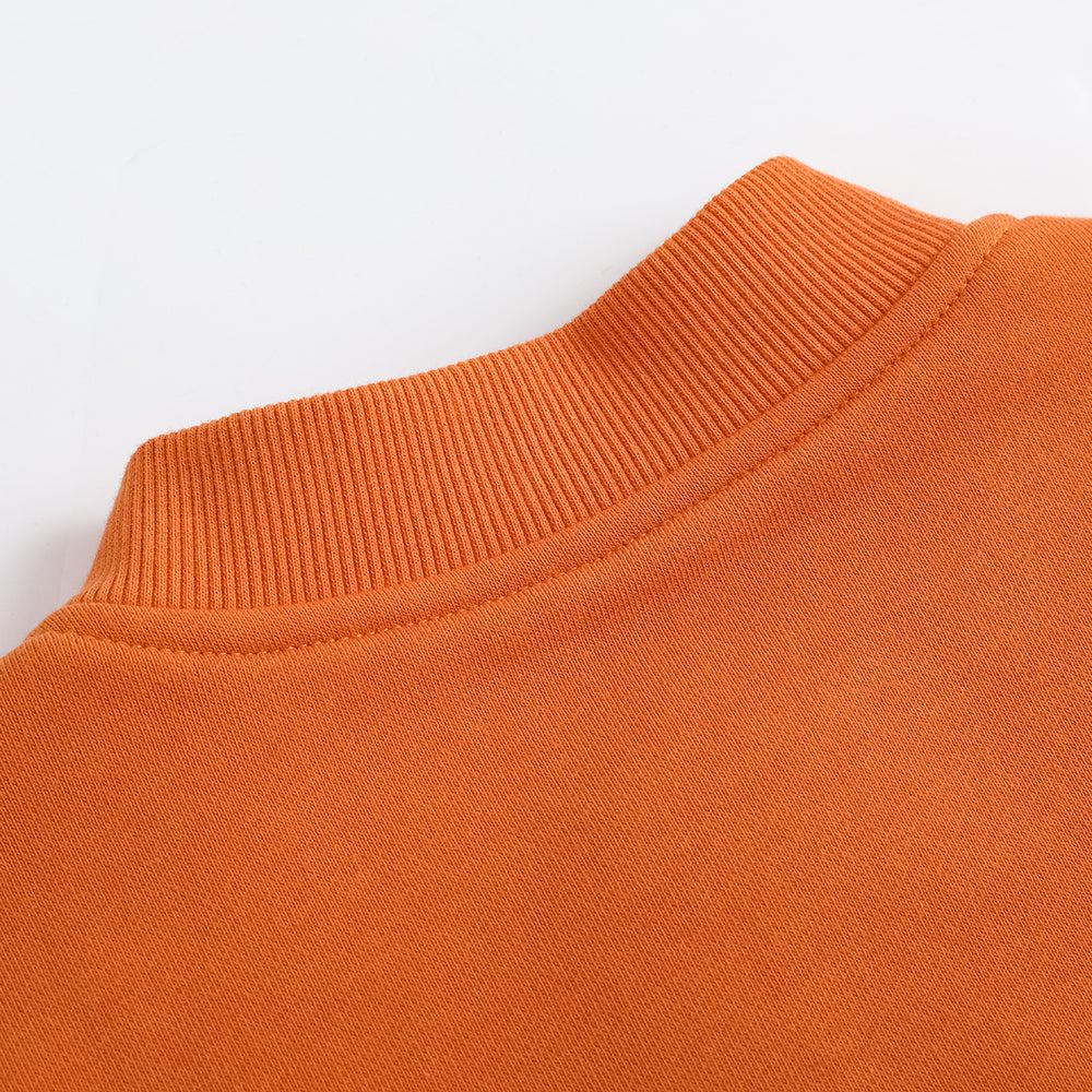 VAUVA Vauva FW23 - Boys Zip Long Sleeve Jacket (Orange/Black) Coat & Jacket