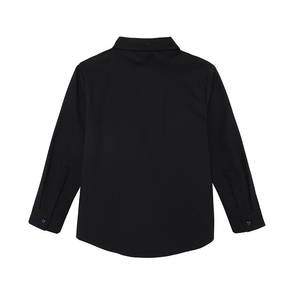 VAUVA Vauva FW23 - Boys Cotton Shirt (Black)