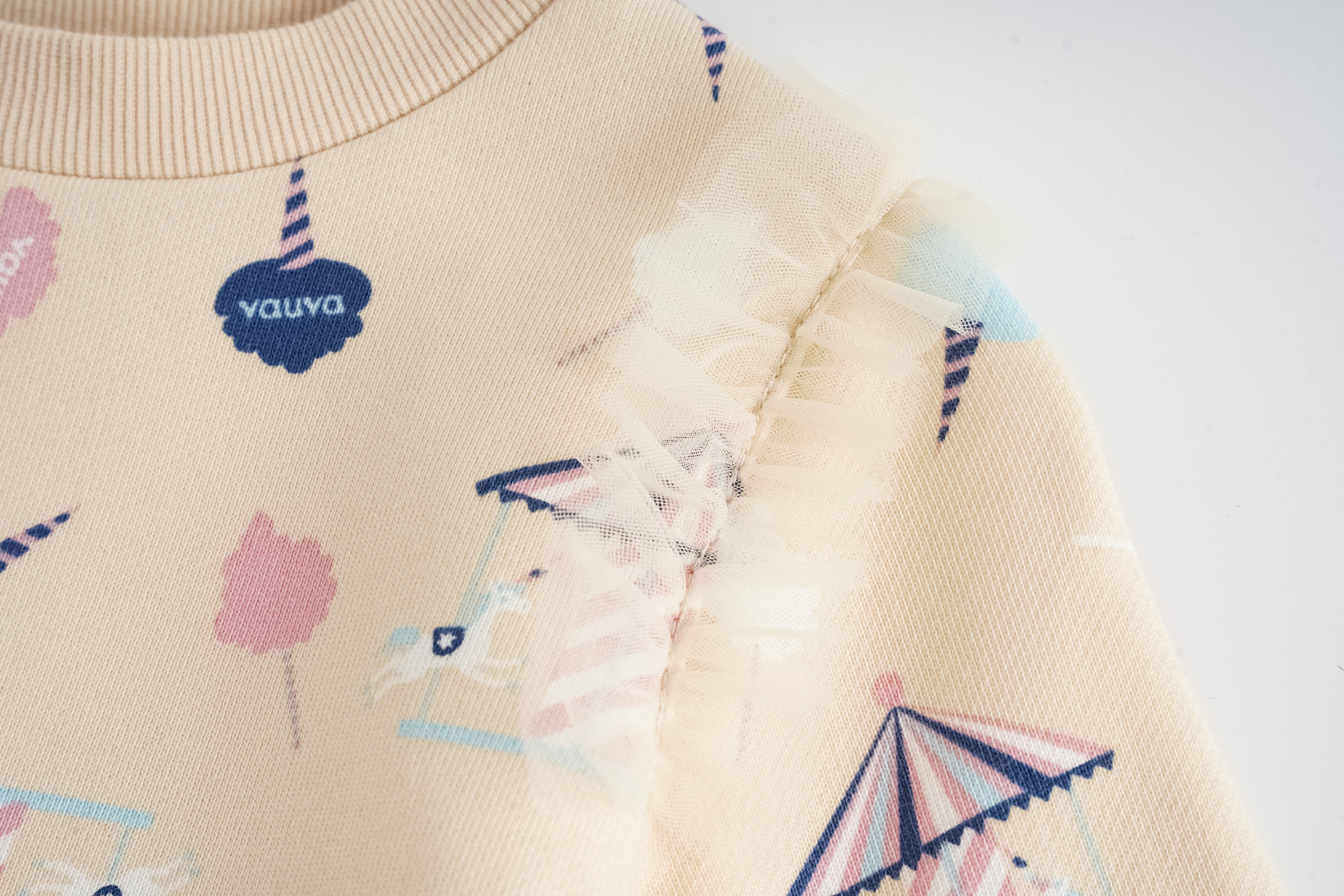 Unicorn-Print Frill Dress