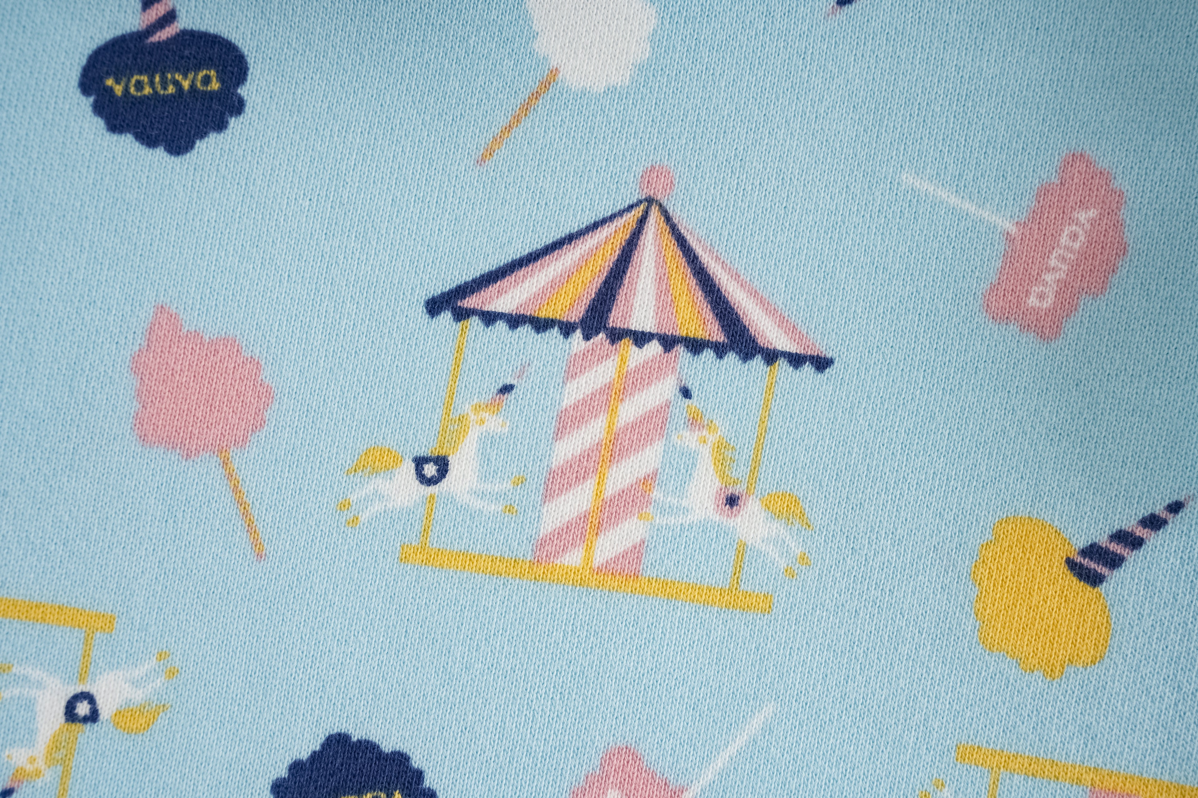 Unicorn-Print Frill Dress