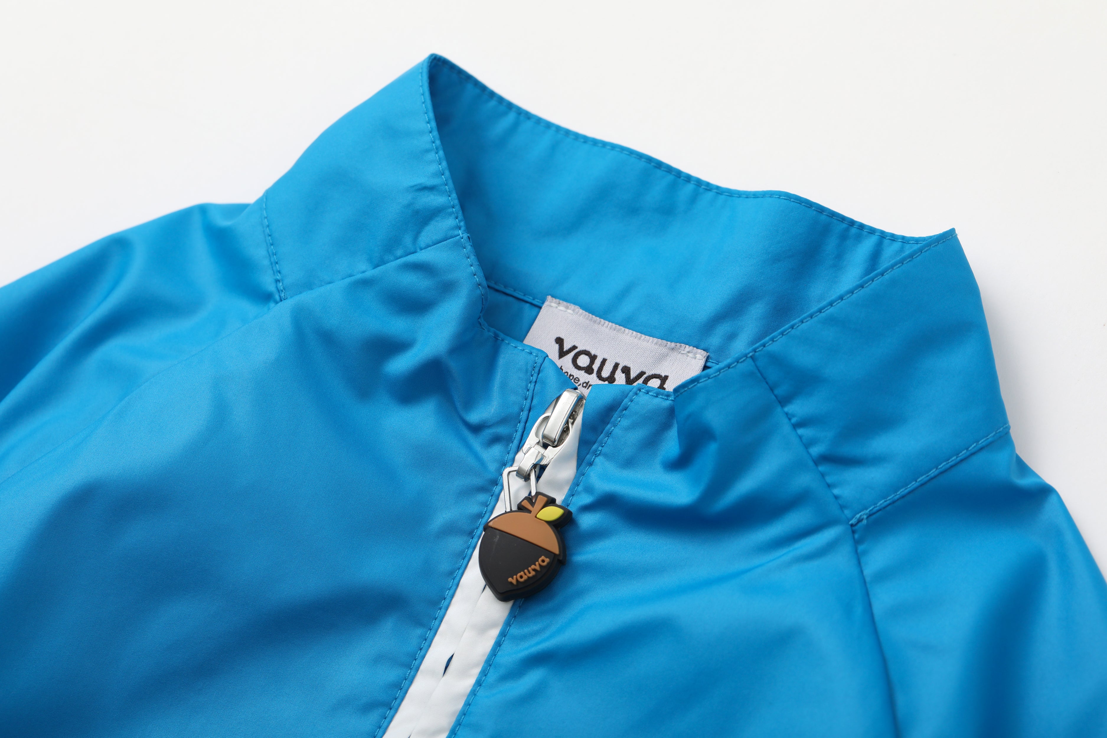 VAUVA Vauva SS24 - Toddler Vauva Logo Print UV Protection Jacket - Blue Coat & Jacket