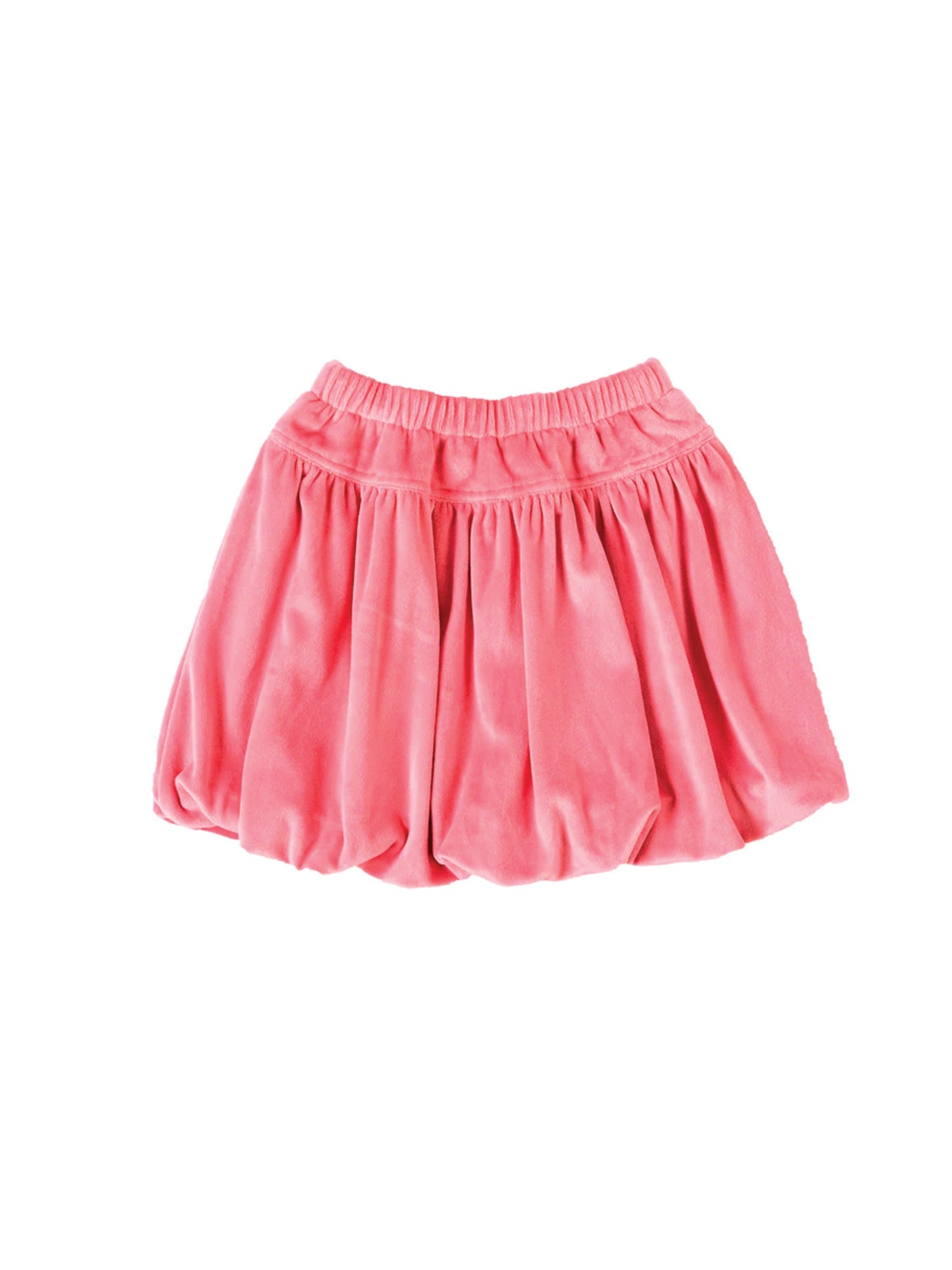 Girls Leisure Velvet Pink Skirt