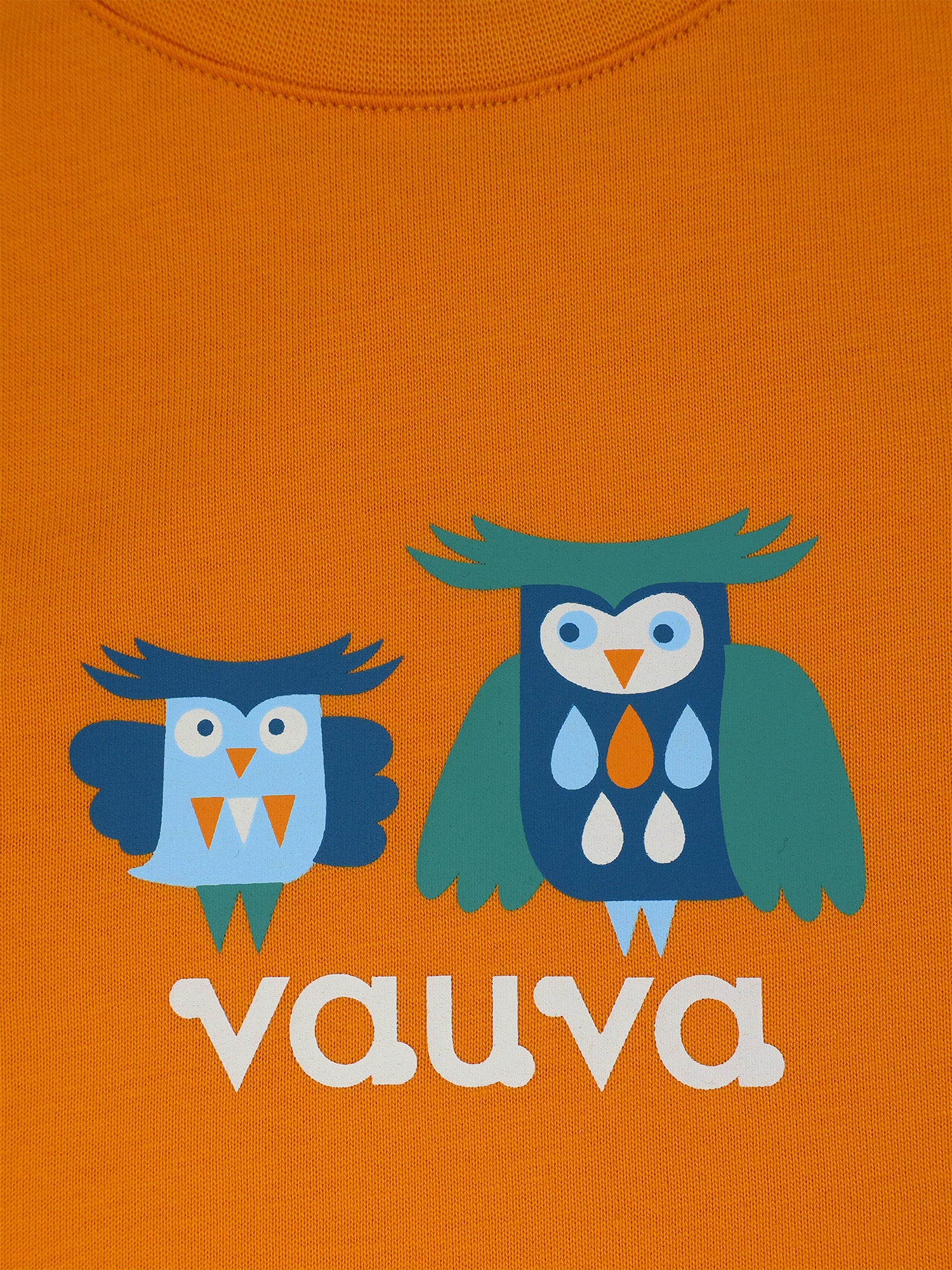 Owl-Printed Long Sleeve Tee