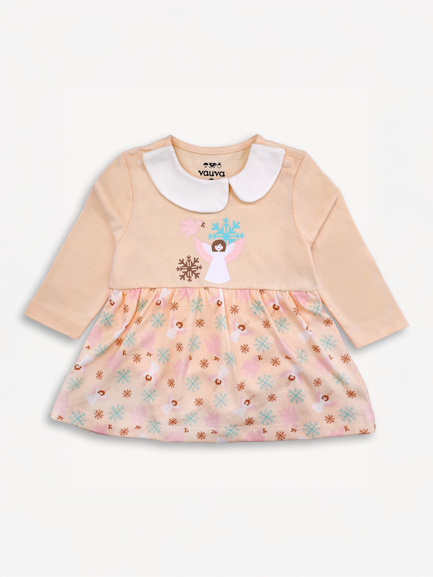 Angel-Print Dress