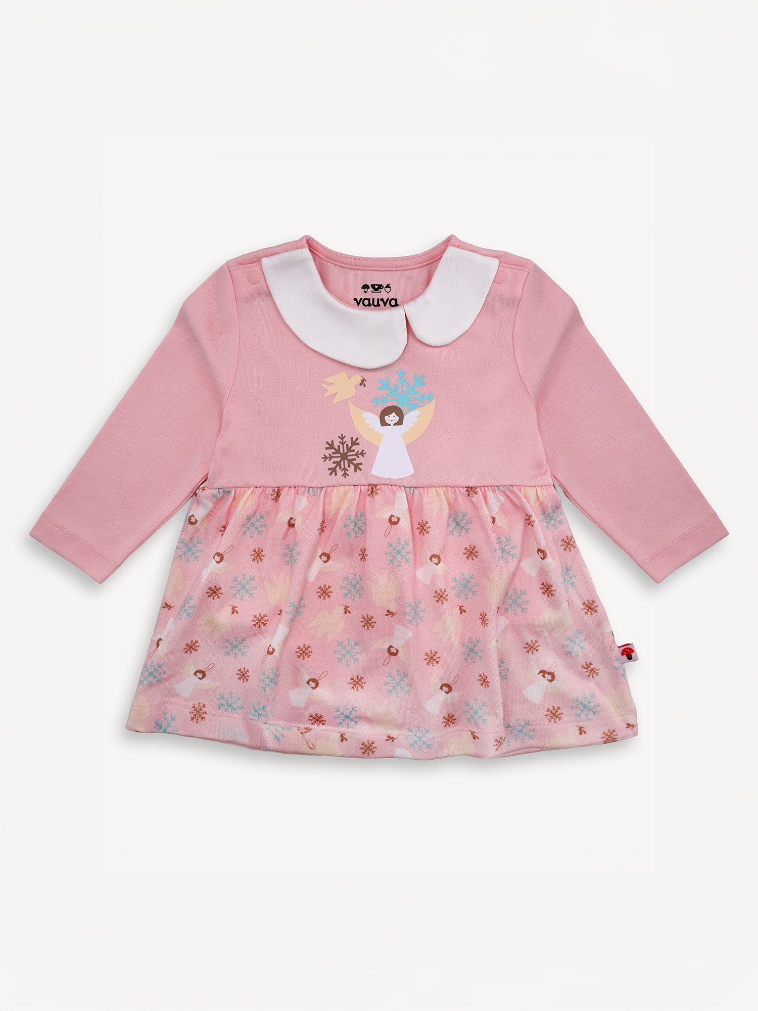 Angel-Print Dress