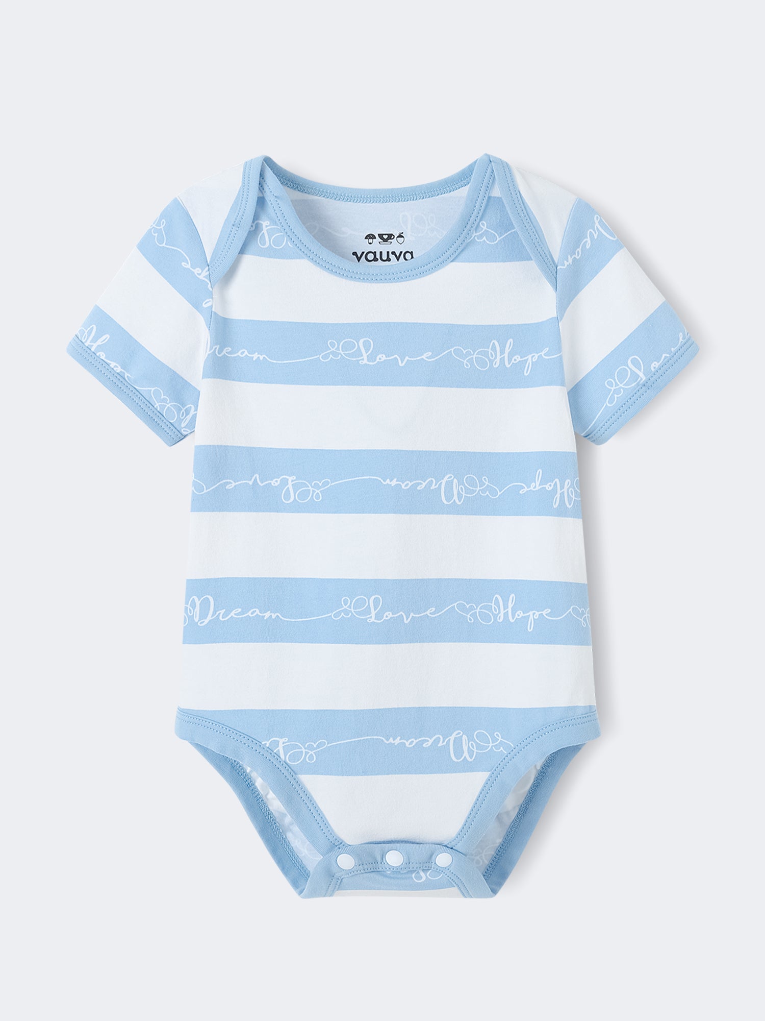 Baby Short Sleeve Stripes Bodysuit And Leggings Set