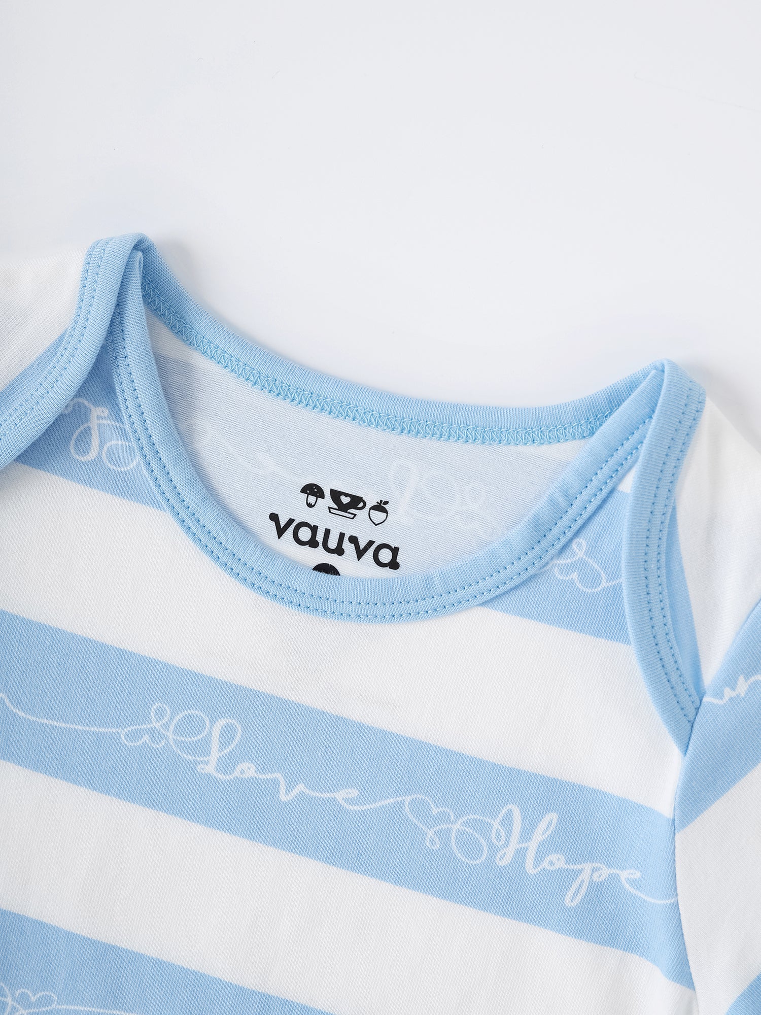 Baby Short Sleeve Stripes Bodysuit And Leggings Set