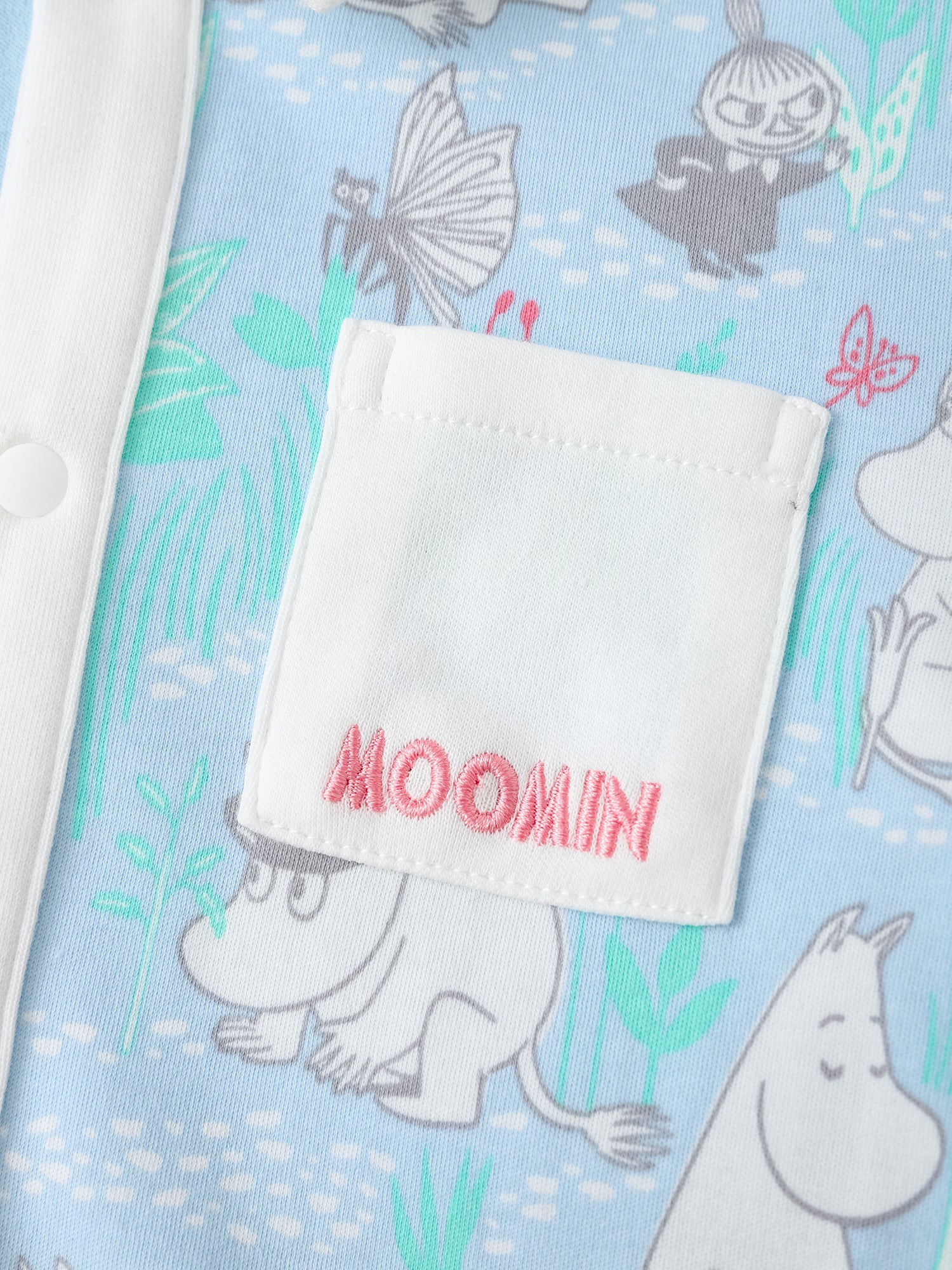 Baby Short Sleeve Colorblock All-Over Print Romper