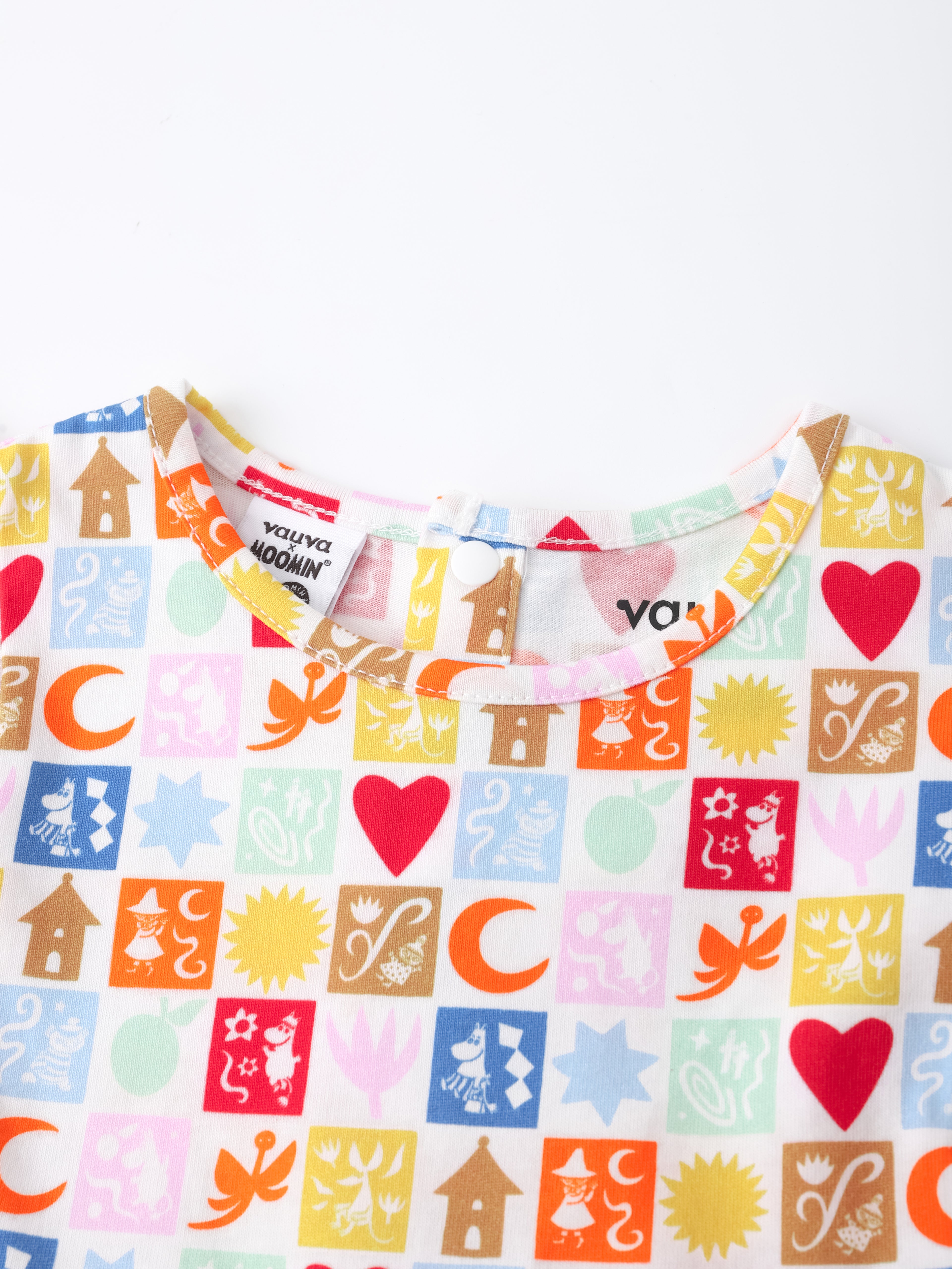 Moomin 80Th Anniversary Baby Sleeveless Ruffle All-Over Print Dress