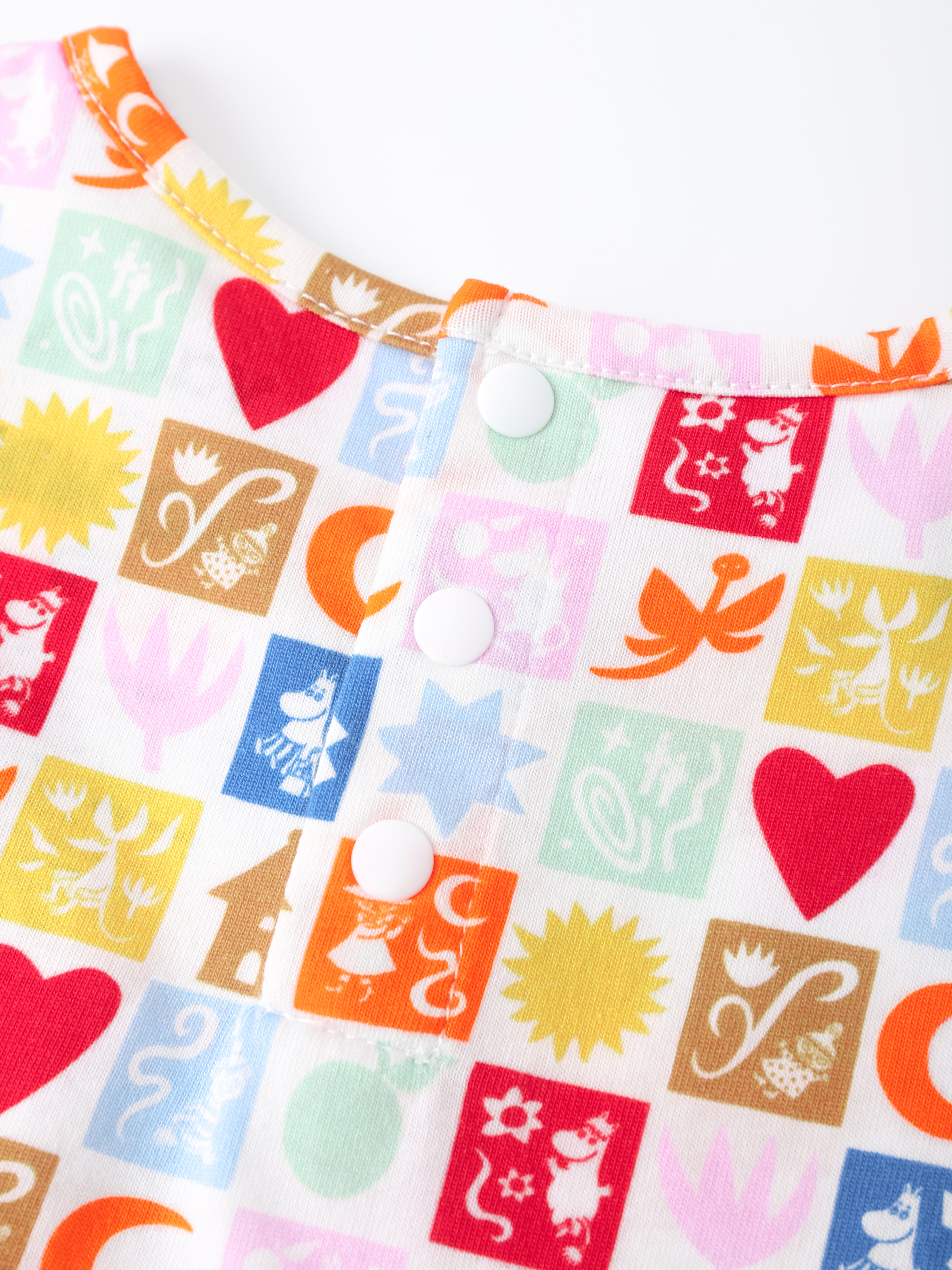 Moomin 80Th Anniversary Baby Sleeveless Ruffle All-Over Print Dress
