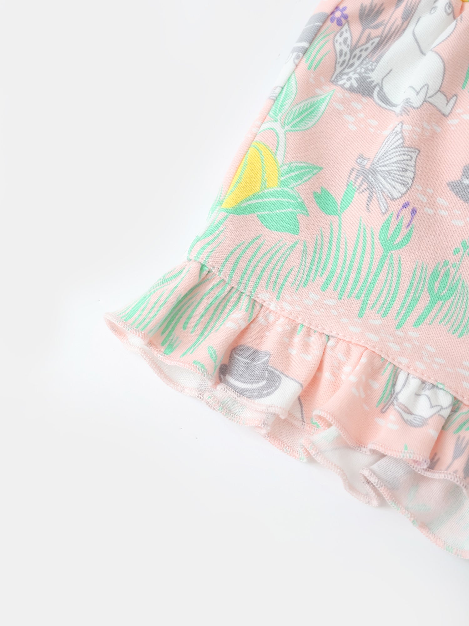 Baby Ruffle All-Over Print Shorts