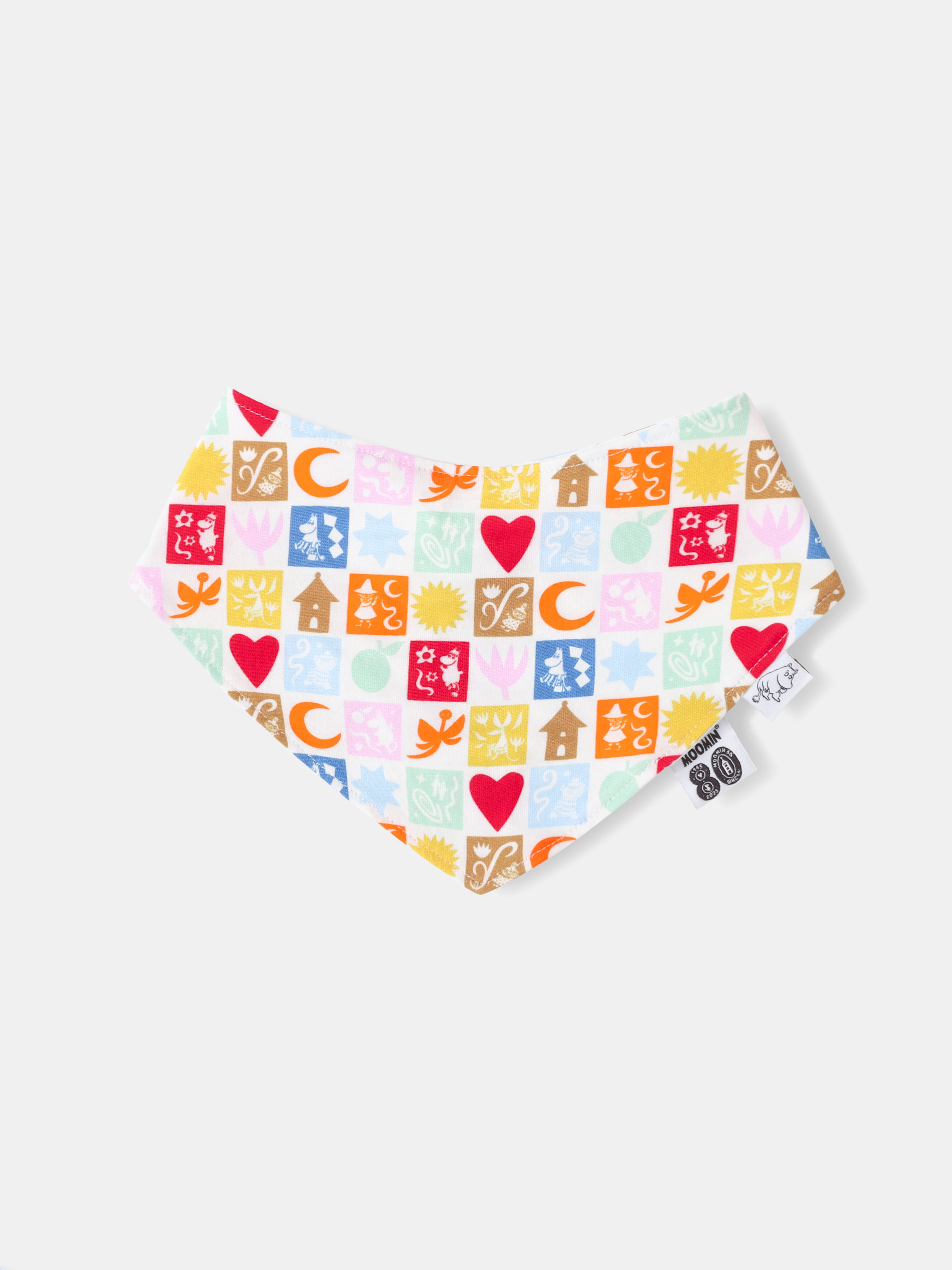 Moomin 80Th Anniversary Baby All-Over Print Bib