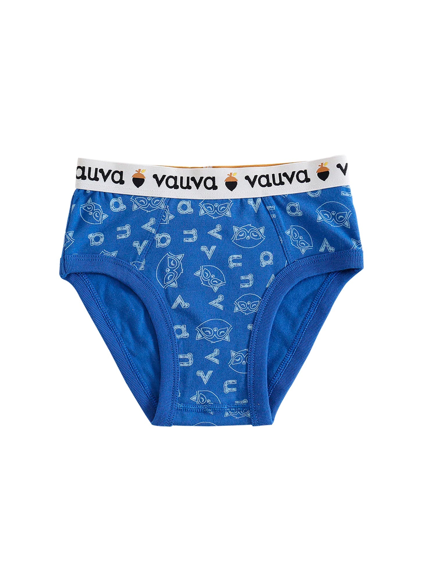 VAUVA Vauva Boys Organic Cotton Underwear (Briefs) - Vauva Blue / Grey Underwear
