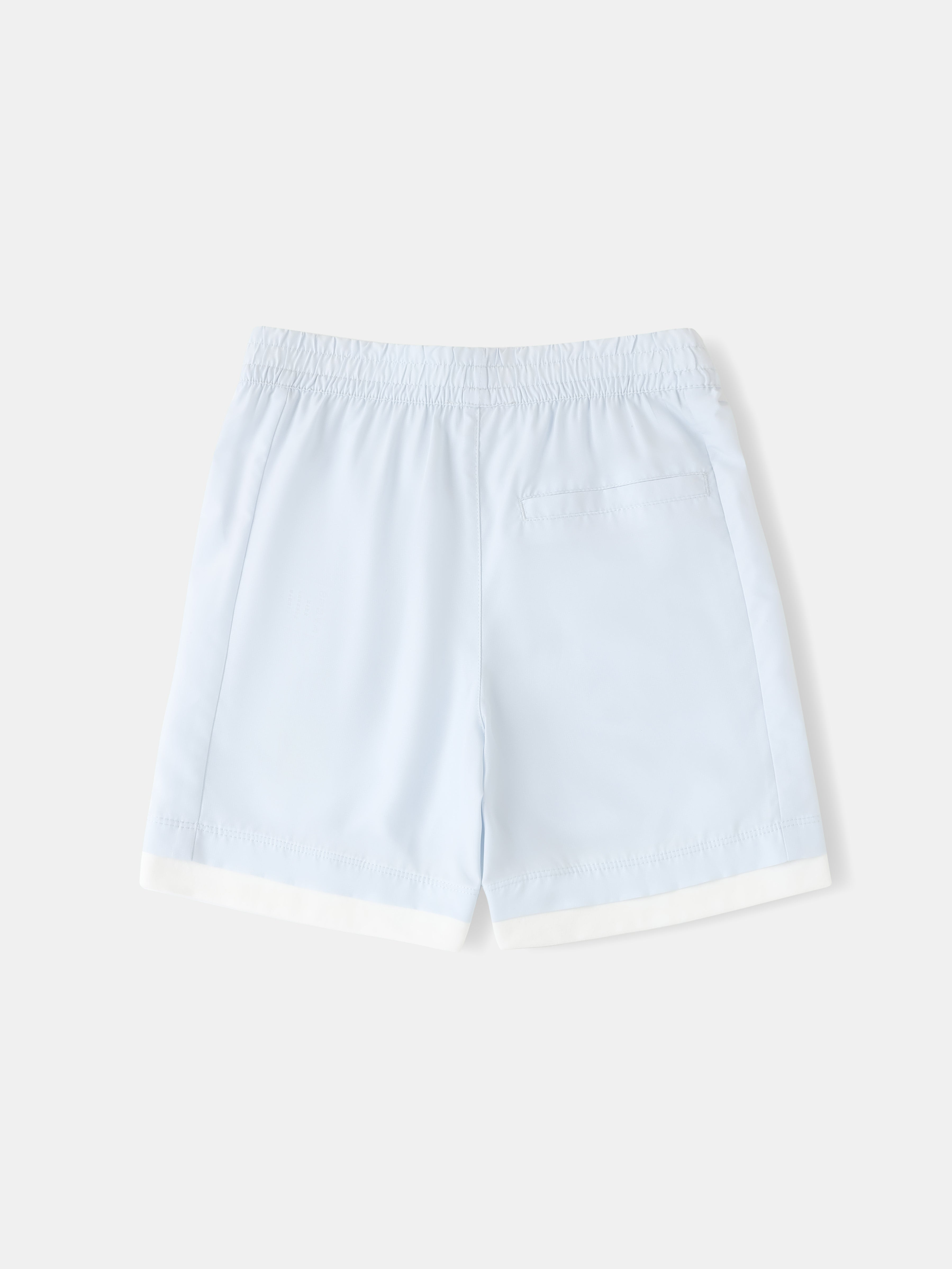 Kid 2-Layer Lemon Tea Print Shorts