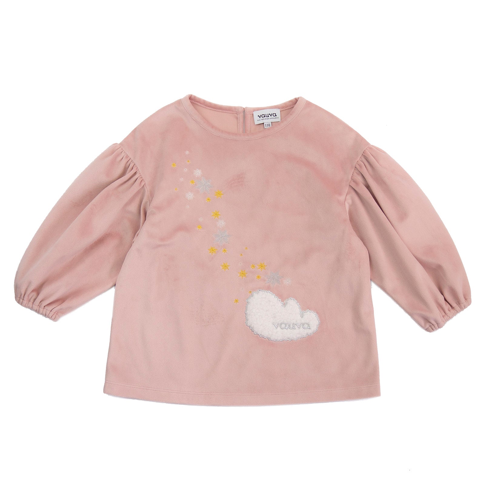 VAUVA Vauva Girls Cloud Velvet Top - Pink Fashion