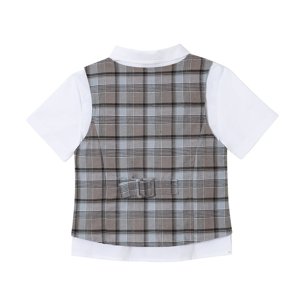 VAUVA Vauva 2022 - Shirt With Faux Layered Waistcoat Suits & Waistcoats