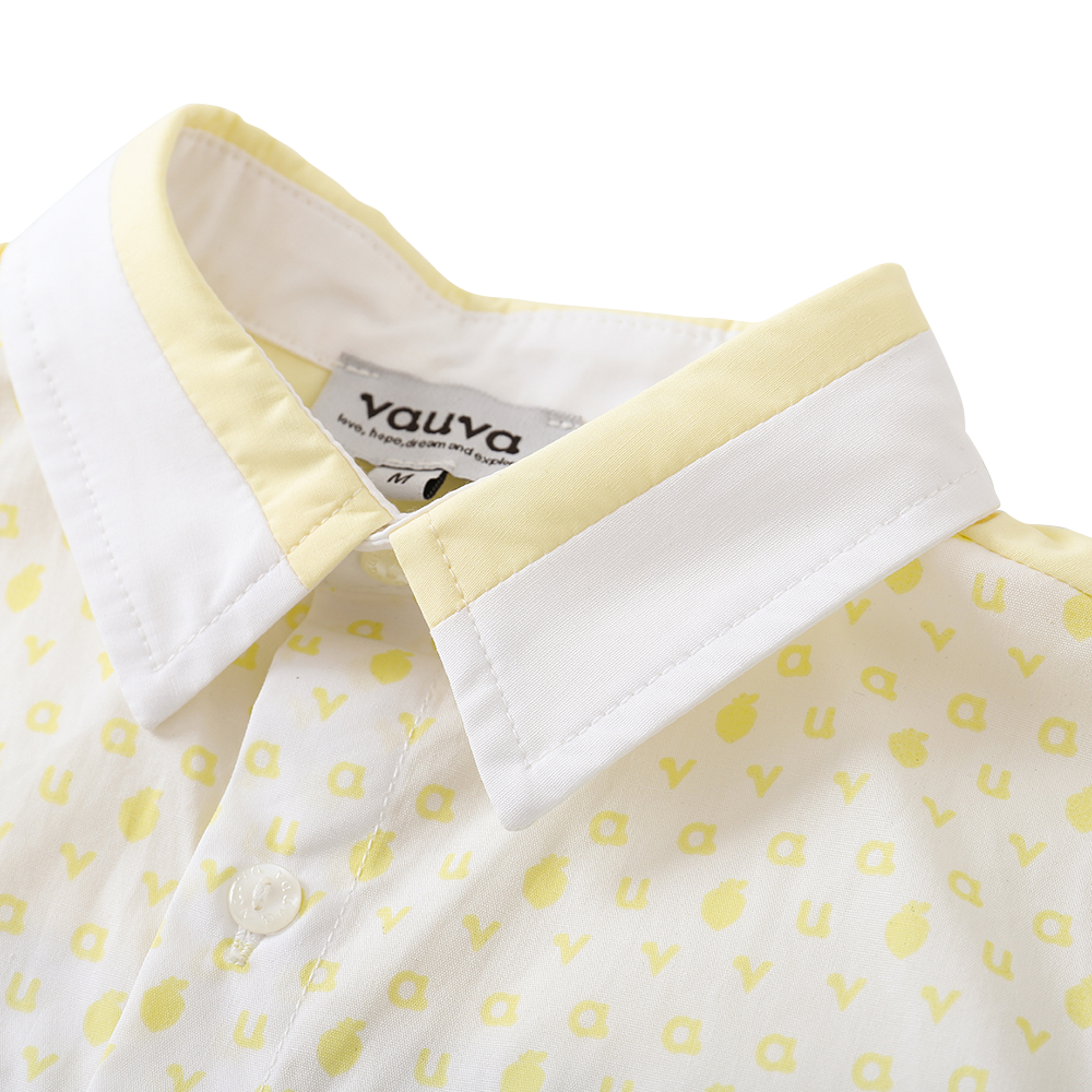 VAUVA Vauva 2022 - Logo Print Shirt/ Shorts Set Suits & Waistcoats