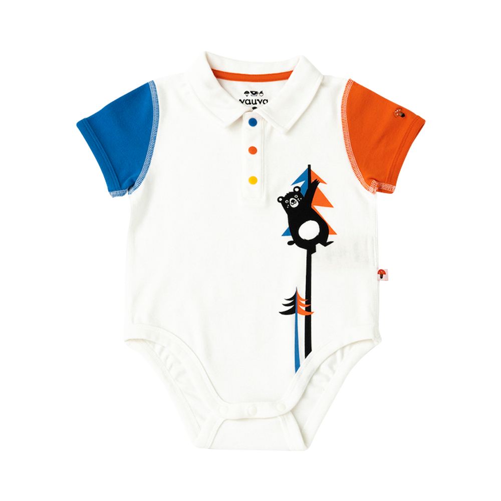 VAUVA Vauva 2022 - Organic Cotton Baby 2-Packs Fox & Bear Bodysuits Bodysuit