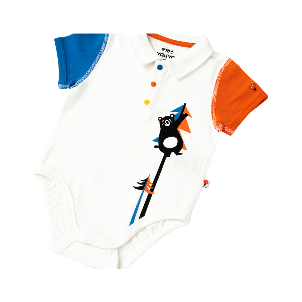 VAUVA Vauva 2022 - Organic Cotton Baby 2-Packs Fox & Bear Bodysuits Bodysuit