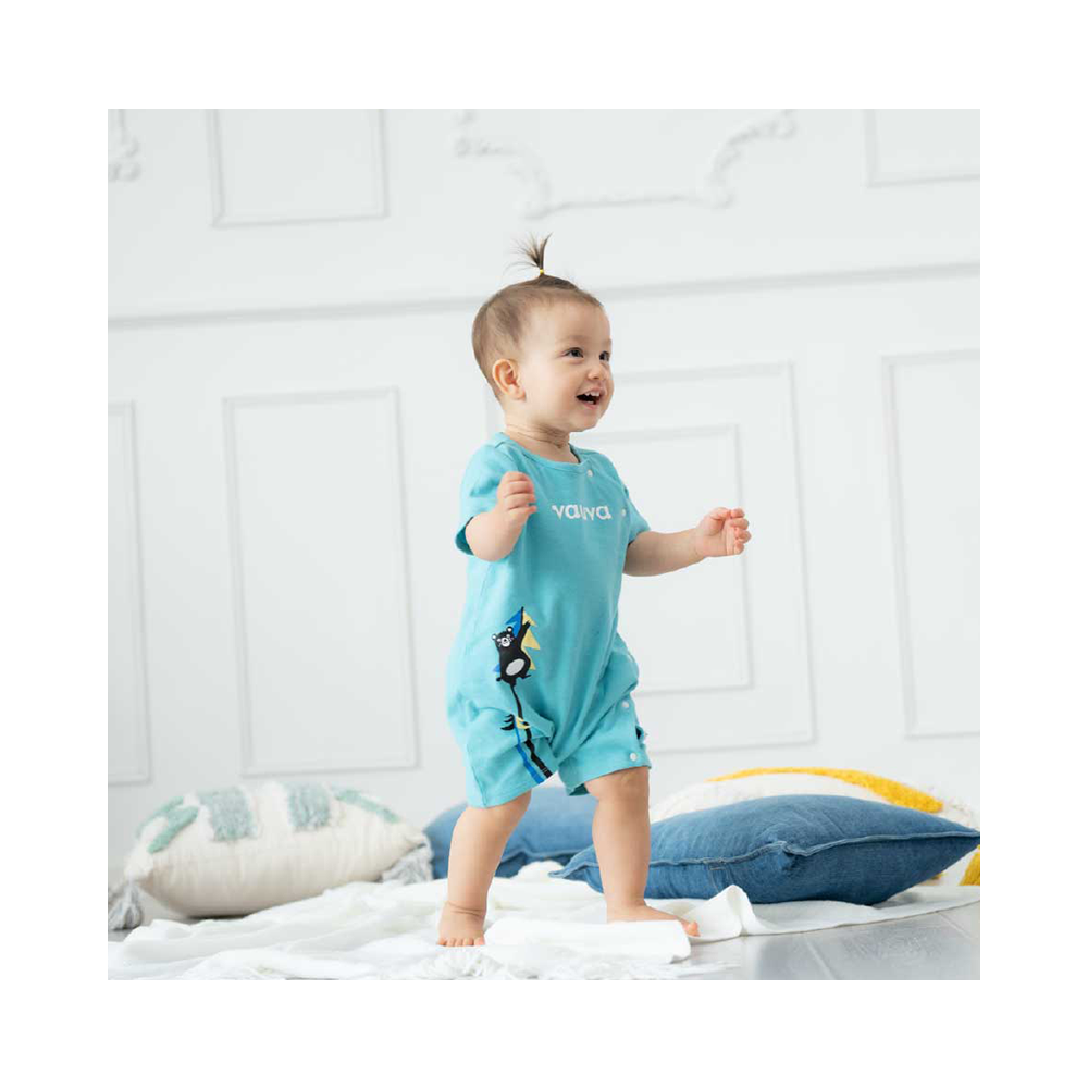 VAUVA Vauva - Organic Cotton Baby 2-Packs Fox & Bear Rompers Romper