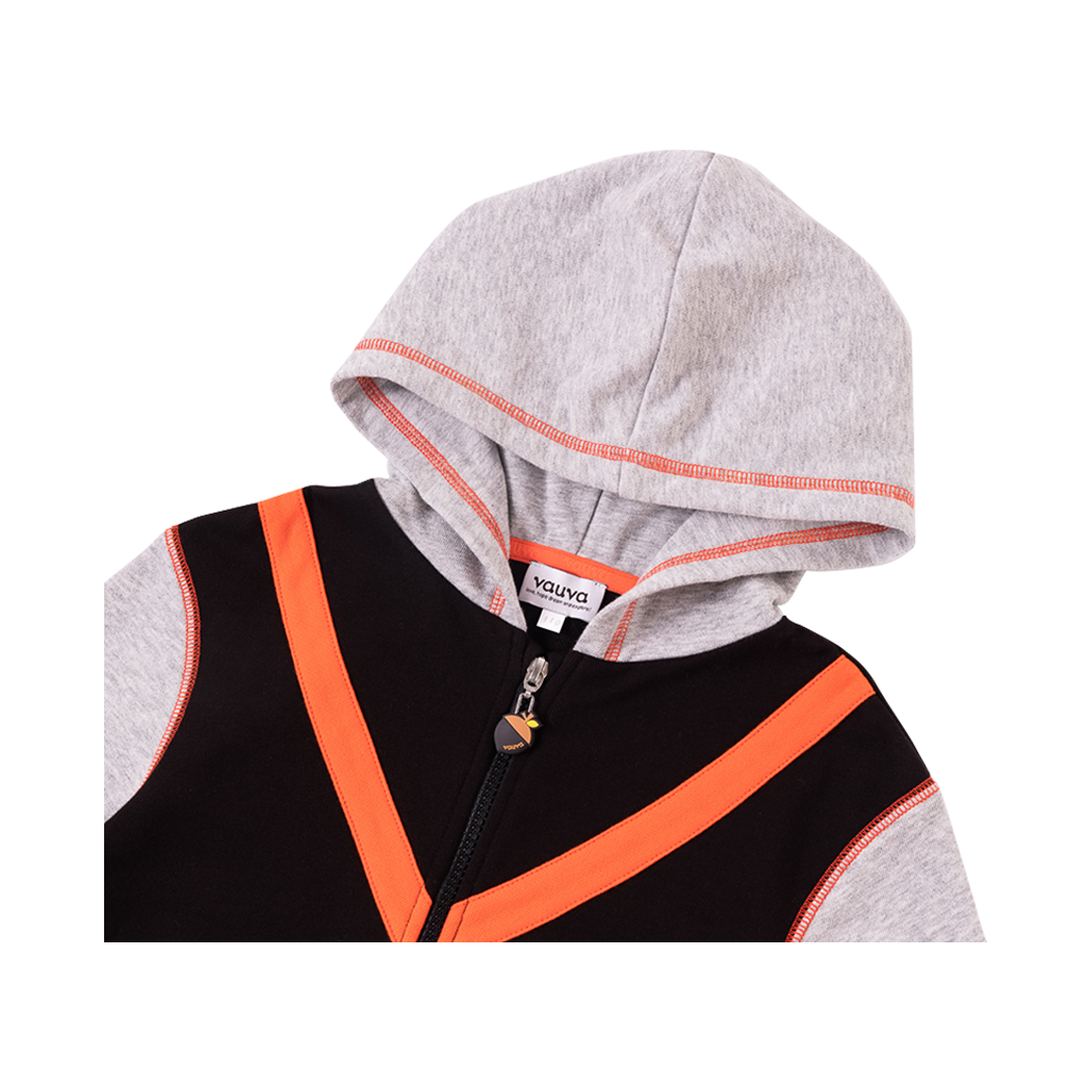 VAUVA Vauva Boys Black and Grey Basic Jacket Coat & Jacket