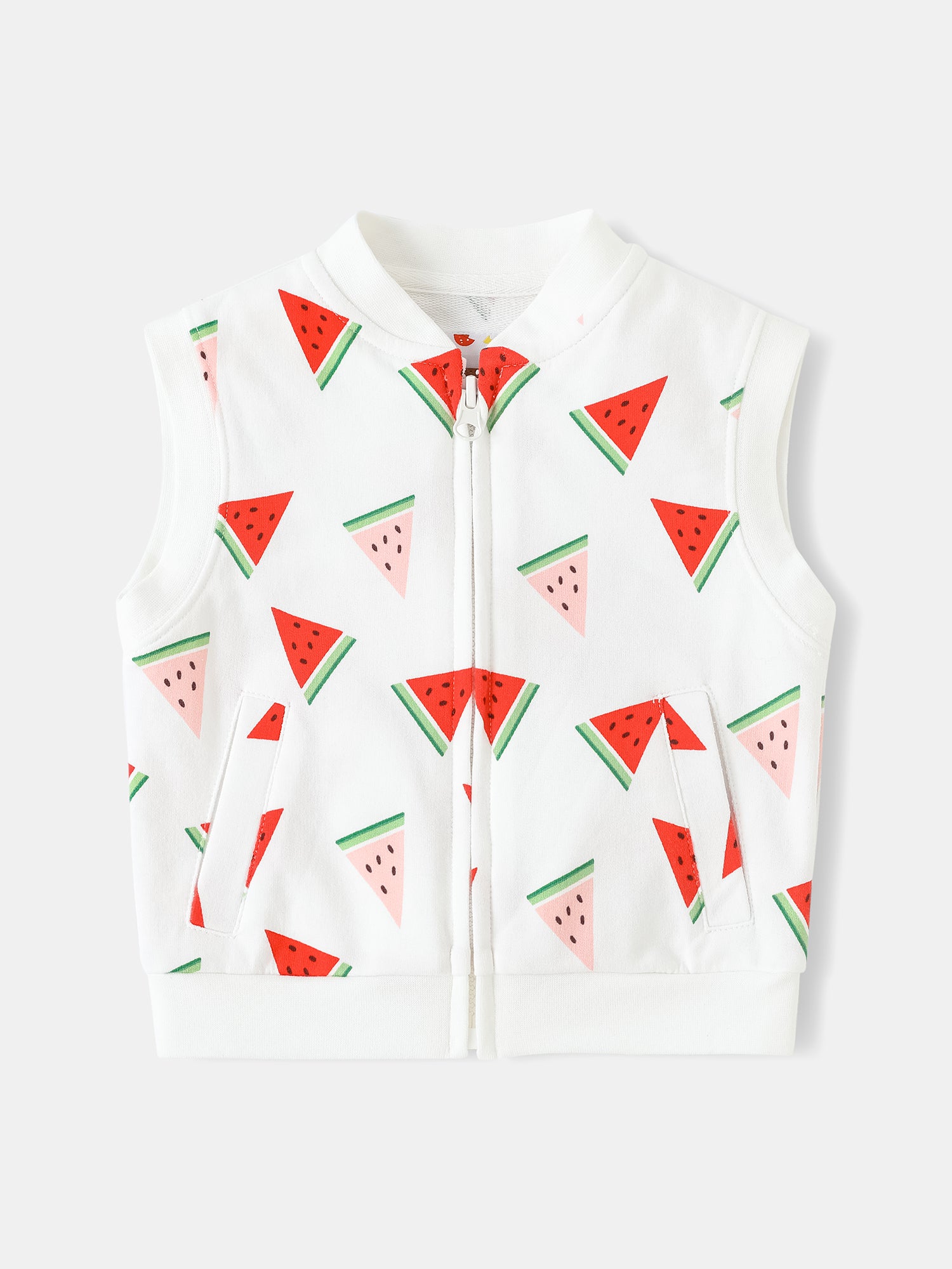 Baby All-Over Watermelon Print Gilet