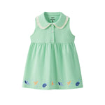 VAUVA Vauva SS24 - Baby Girl's Organic Cotton Plain Dress Dress