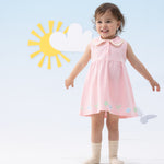 VAUVA Vauva SS24 - Baby Girl's Organic Cotton Plain Dress Dress