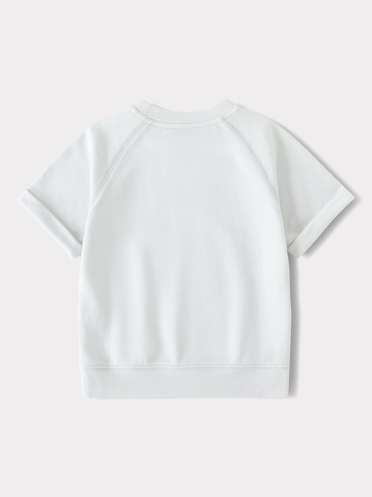 Kid Short Raglan Sleeve Lemon Tea Print Tee
