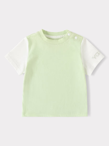 Baby Short Sleeve Tee &amp; Dungaree Shorts Set