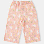 Kid All-Over Bunny Print Flare Pants