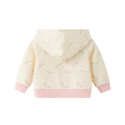 Vauva x Le Petit Prince Vauva x Le Petit Prince - Baby Hooded Long Sleeve Zip Jacket (Pink) Coat &amp; Jacket