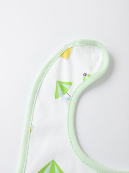 Baby All-Over Lemon Tea Print Bib
